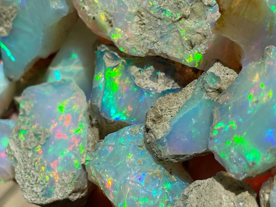 Dry Opal Rough Lot 20 Pieces Natural Ethiopian Welo Opal Raw AAA cut grade rough Dry Opal Rough Lot 20 Pieces Natural Ethiopian Welo Opal Raw AAA cut grade rough