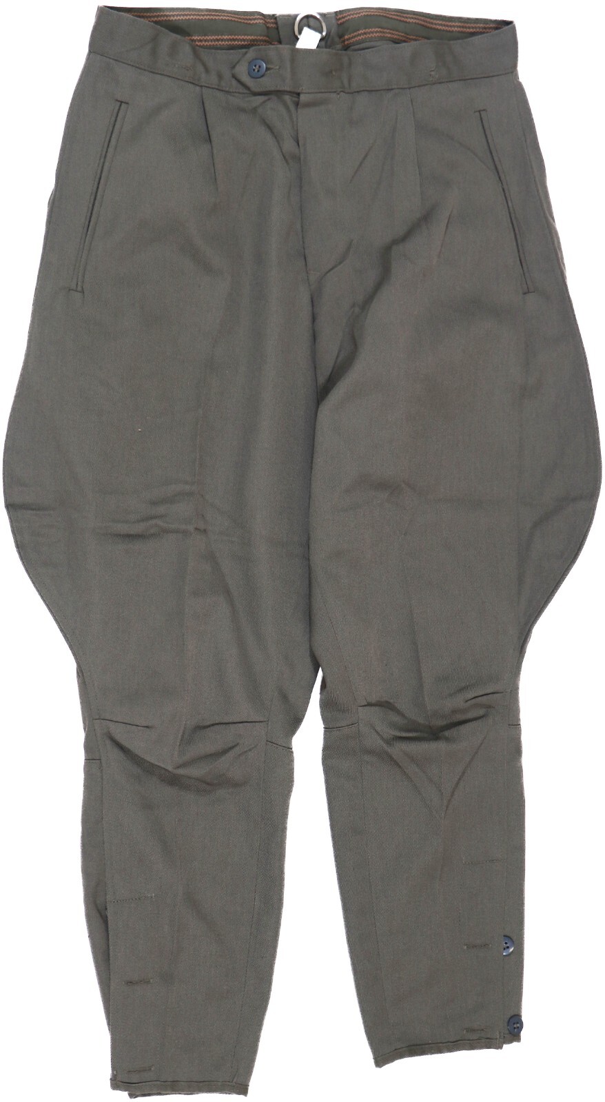 Medium M48 - Authentic East German Grey Officer Trousers Pants Breeches NVA DDR Medium M48 - Authentic East German Grey Officer Trousers Pants Breeches NVA DDR