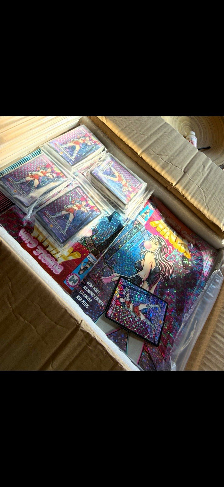 Inked Knight Bubble Gum Ninja Non-Sport Card POP #1/3 2024 Bubble Gum Girl Inked Knight Bubble Gum Ninja Non-Sport Card POP #1/3 2024 Bubble Gum Girl