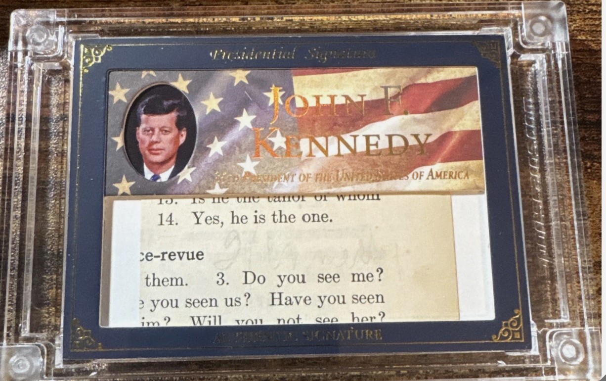A Word From POTUS 2025 PRESIDENTIAL SIGNATURE John F Kennedy 9/9 RARE🔥🔥🔥 A Word From POTUS 2025 PRESIDENTIAL SIGNATURE John F Kennedy 9/9 RARE🔥🔥🔥