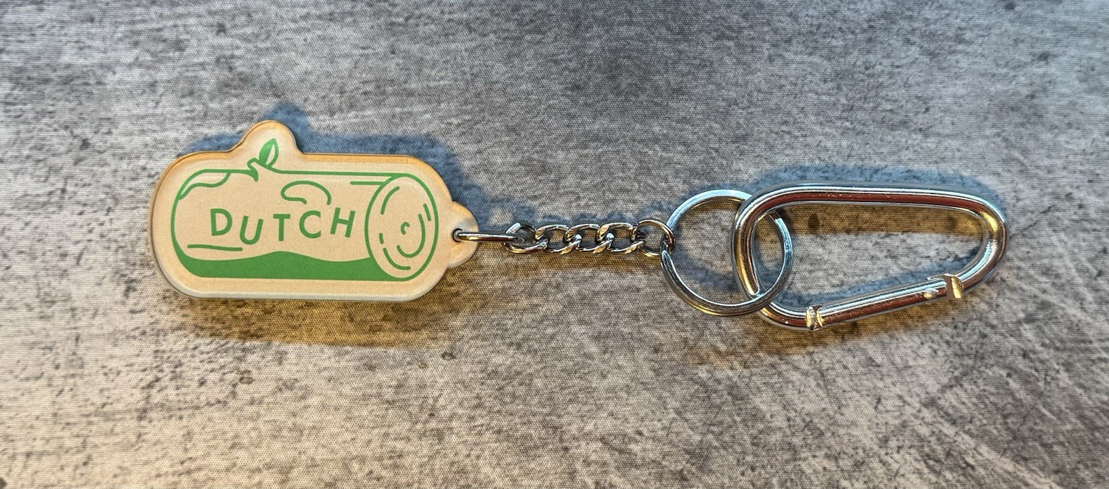 Dutch Bros DUTCH Keychain Tempe Arizona Headquarters HQ Exclusive Carabiner Dutch Bros DUTCH Keychain Tempe Arizona Headquarters HQ Exclusive Carabiner