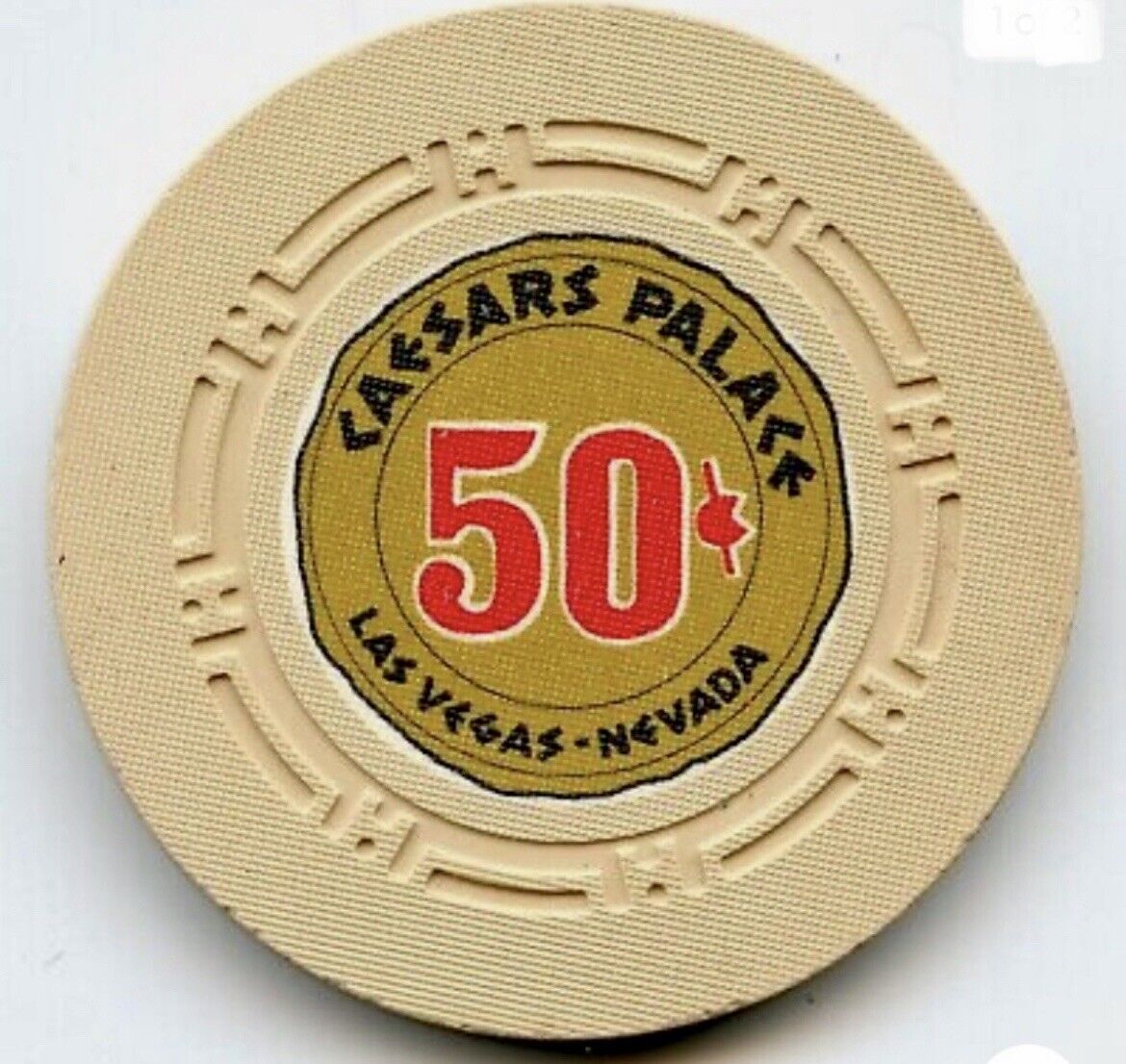 Las Vegas Nevada Casino Chip 1966 50 cent 1st issue Caesars Palace
