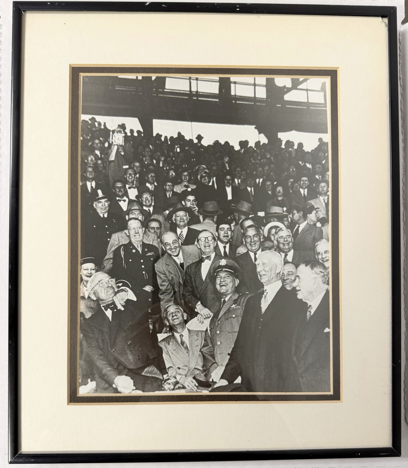 VINTAGE ARCHIVAL PHOTO HARRY S TRUMAN GRIFFITH STADIUM JOE CRONIN & CONNIE MACK VINTAGE ARCHIVAL PHOTO HARRY S TRUMAN GRIFFITH STADIUM JOE CRONIN & CONNIE MACK