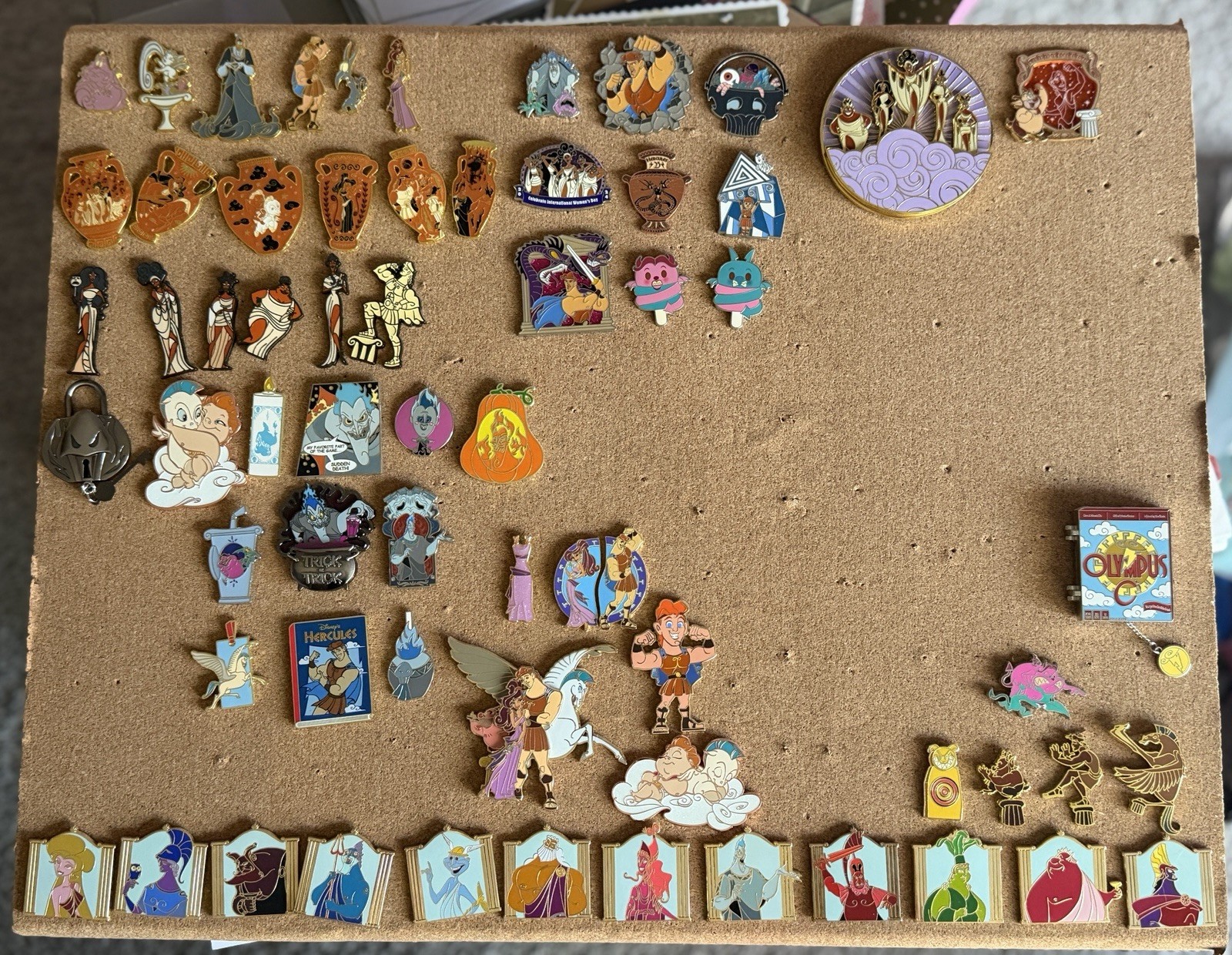 Hercules Disney Pin Lot of 65 Hercules Disney Pin Lot of 65