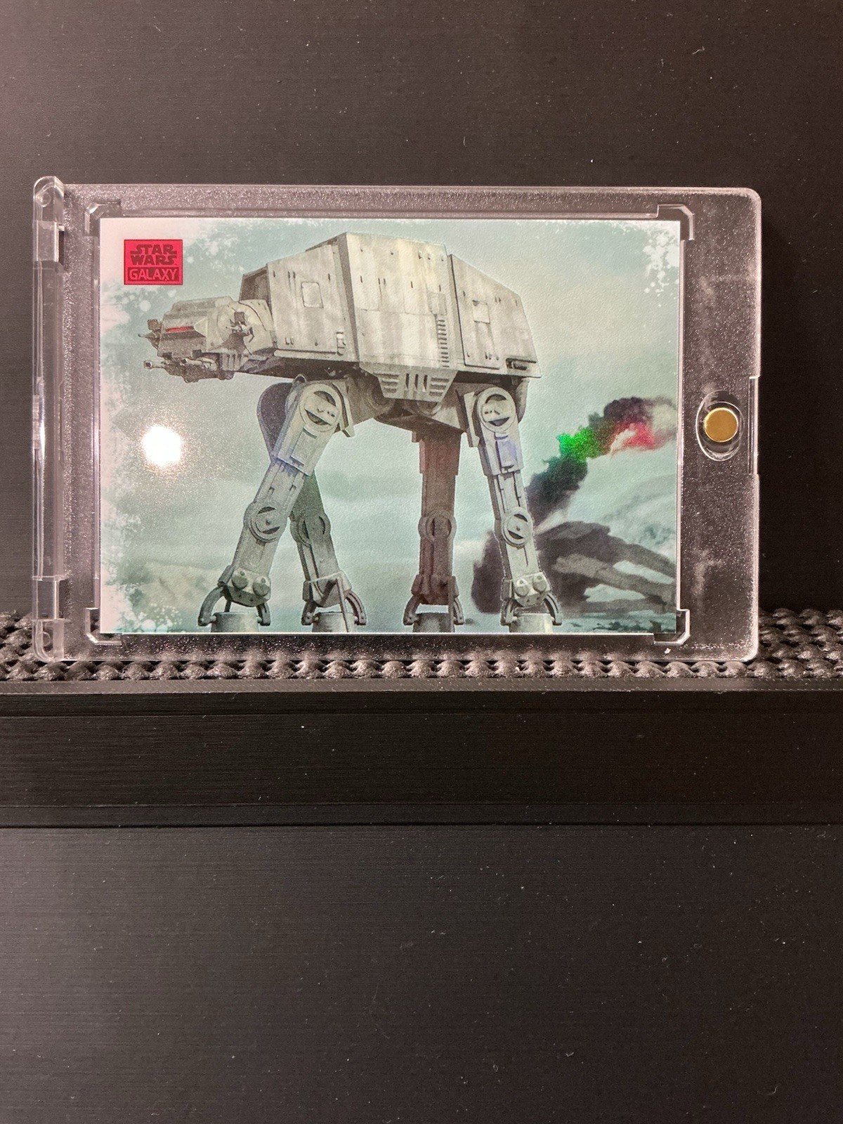 2025 Topps Star Wars Galaxy Galactic Inspirations AT AT ( Red /5 )