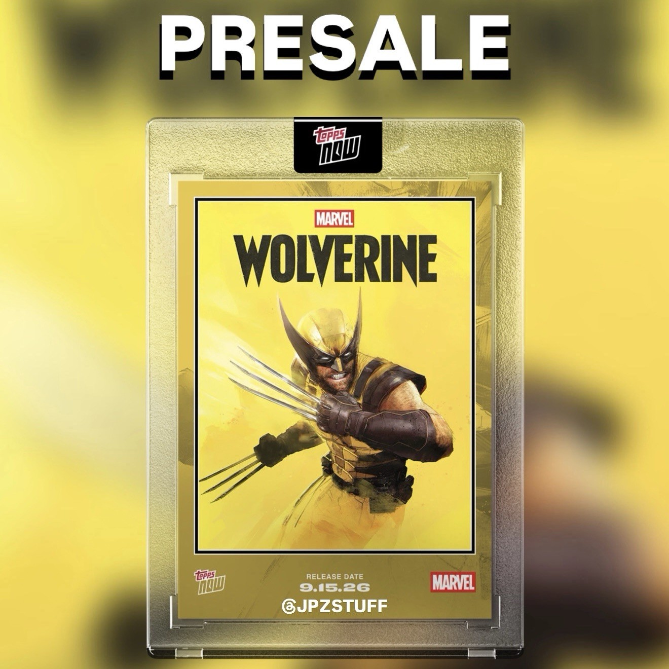 Wolverine 2026 Marvel Topps Now Poster Trading Card Presale Wolverine 2026 Marvel Topps Now Poster Trading Card Presale