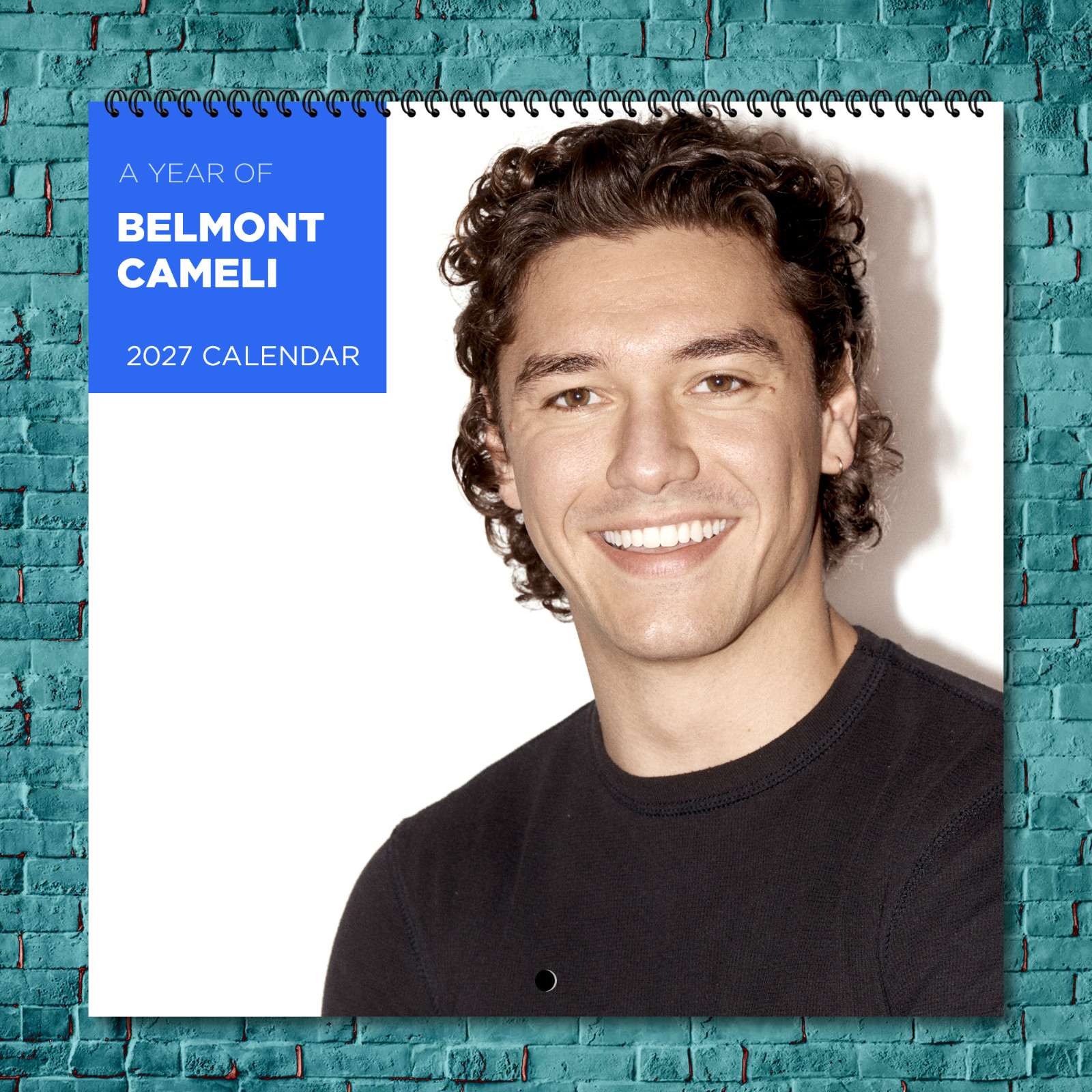 Belmont Cameli 2027 Wall Calendar 12 Month Celebrity Photo Fan Collectible