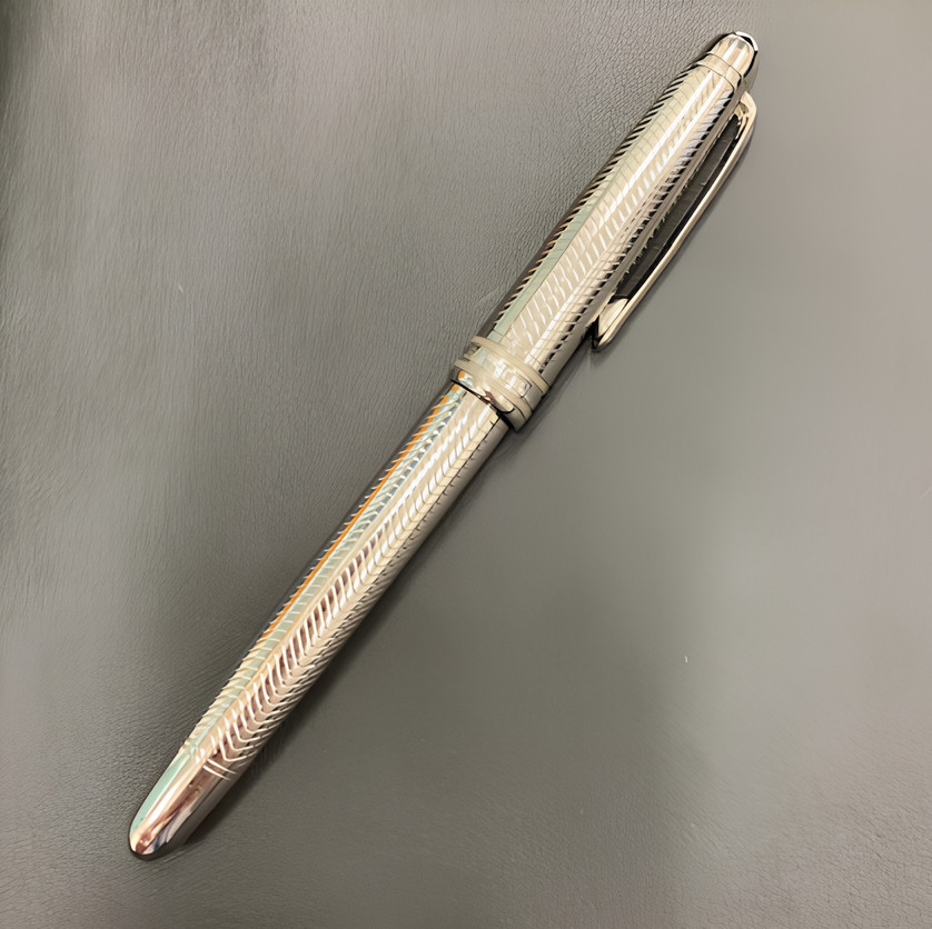 Montblanc Meisterstück Classique 163 Rollerball Pen Silver Trim Authentic Montblanc Meisterstück Classique 163 Rollerball Pen Silver Trim Authentic