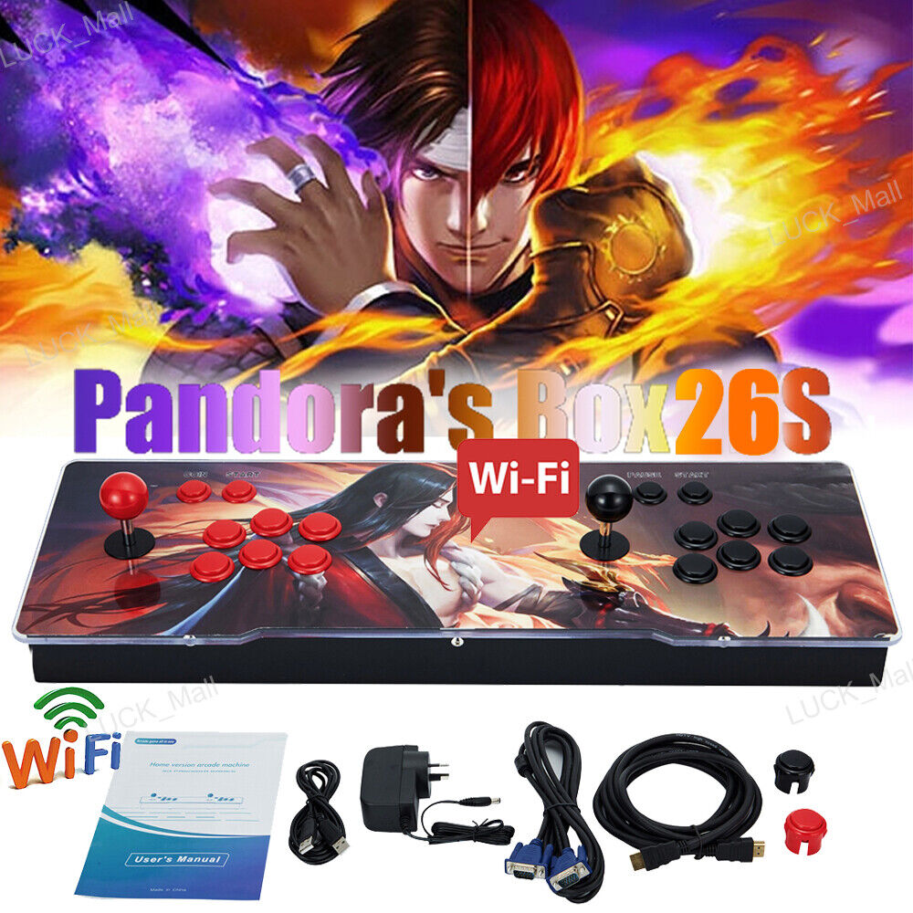 Pandora Box\'s 10000 Games Retro Video Game Double Stick Arcade Console Gift US