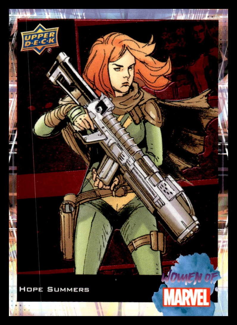 2024 Upper Deck Women of Marvel #65 Hope Summers RED Parallel 2024 Upper Deck Women of Marvel #65 Hope Summers RED Parallel