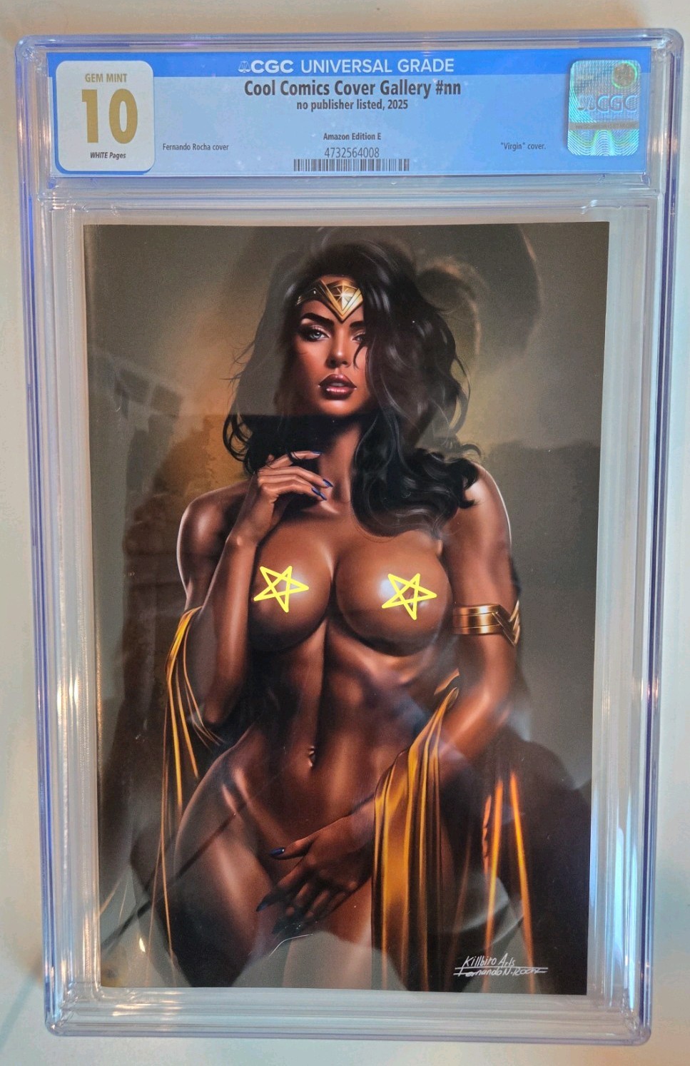 CGC 10 Wonder Woman Cool Comics Cover Gallery #nn Virgin Amazon "E" Ed 2025 GEM
