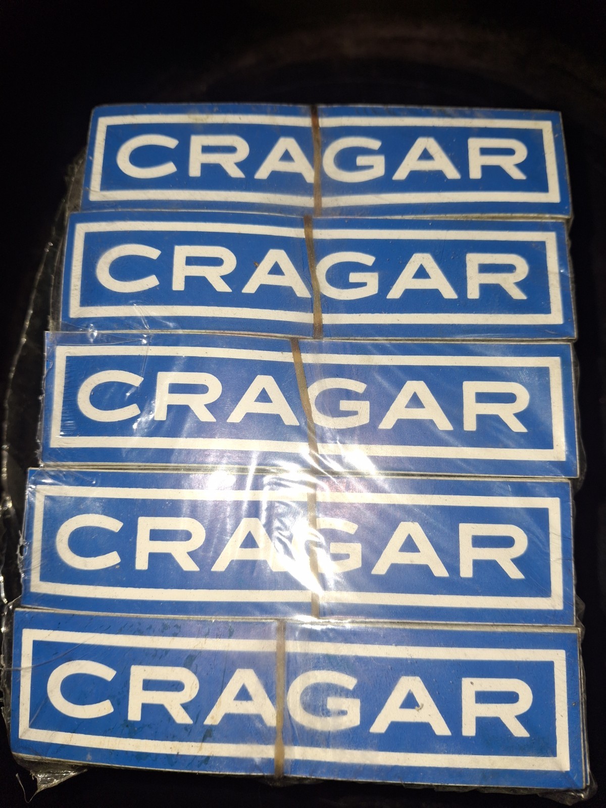 100 Vintage Crager Decal Sticker 1x4
