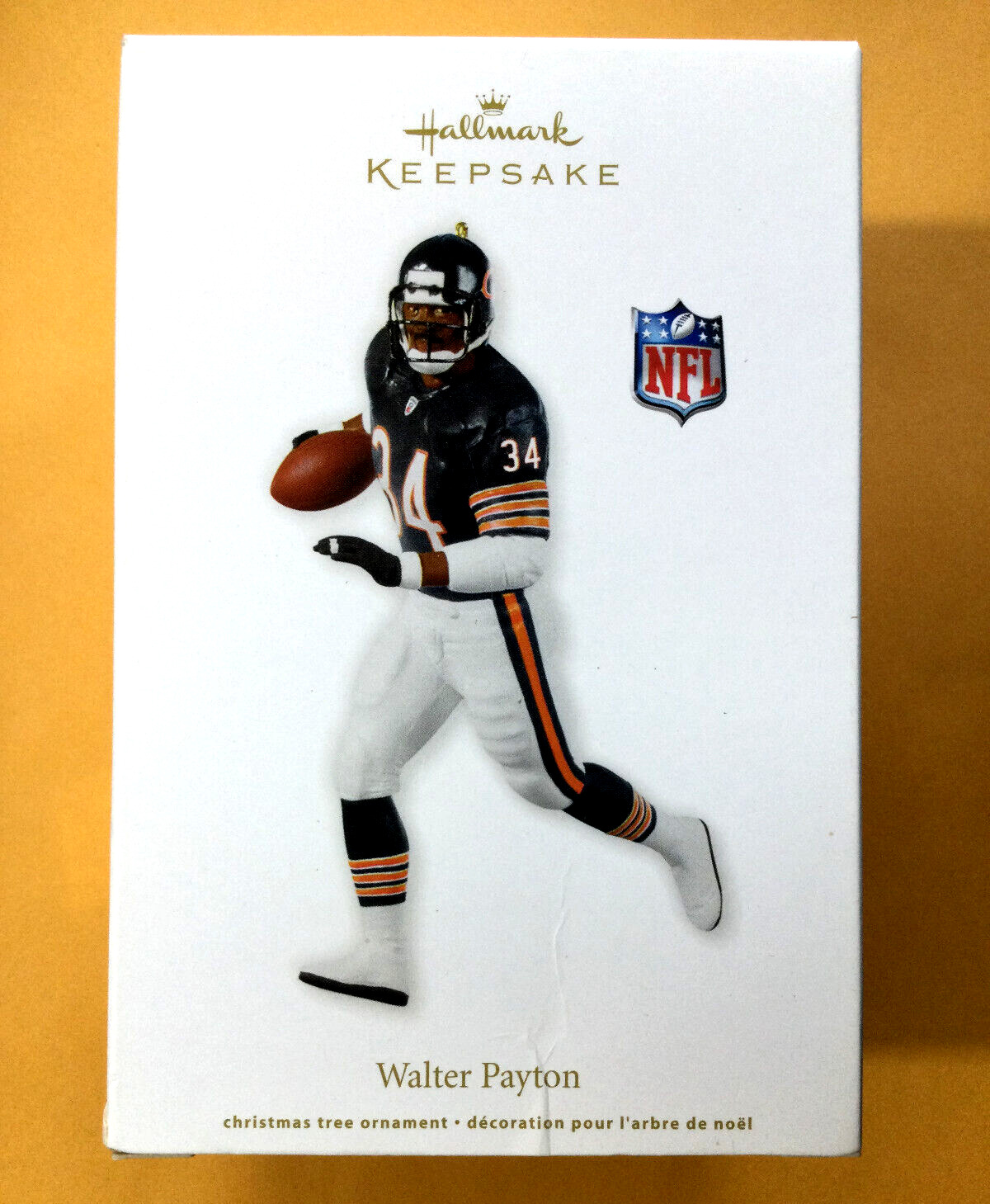 WALTER PAYTON,SWEETNESS,NFL,CHICAGO BEARS,Yr 2012 Hallmark Keepsake