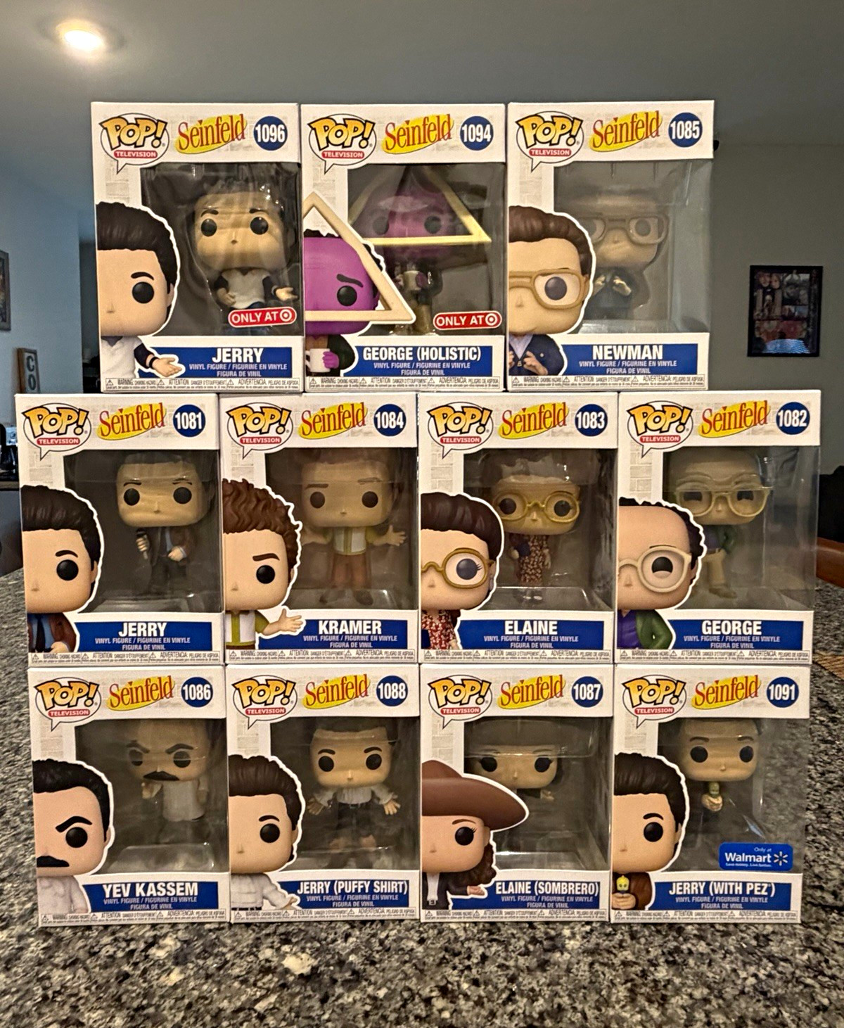 Funko Pop Vinyl: Seinfeld - Lot of 11 New in Box Funko Pop Vinyl: Seinfeld - Lot of 11 New in Box