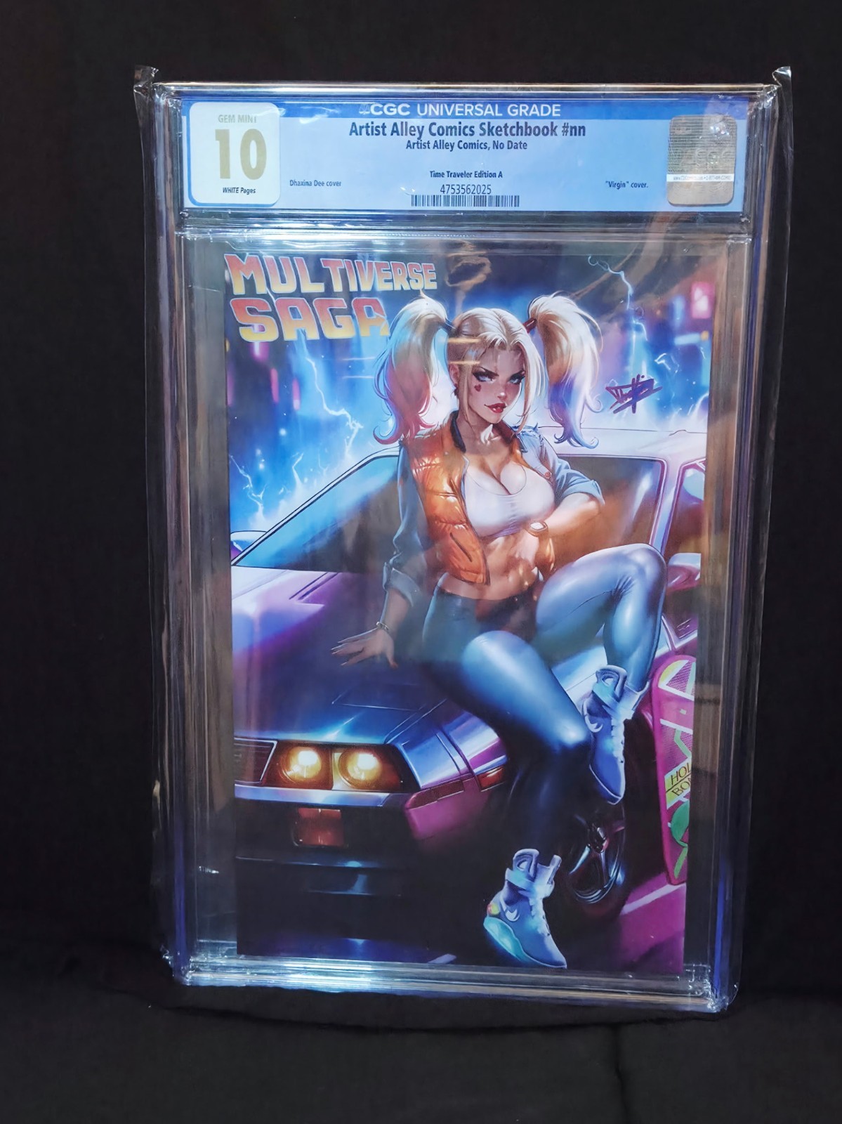 Artist Alley Multiverse Harley Quinn Time Traveler Back to the Future CGC GM 10 Artist Alley Multiverse Harley Quinn Time Traveler Back to the Future CGC GM 10