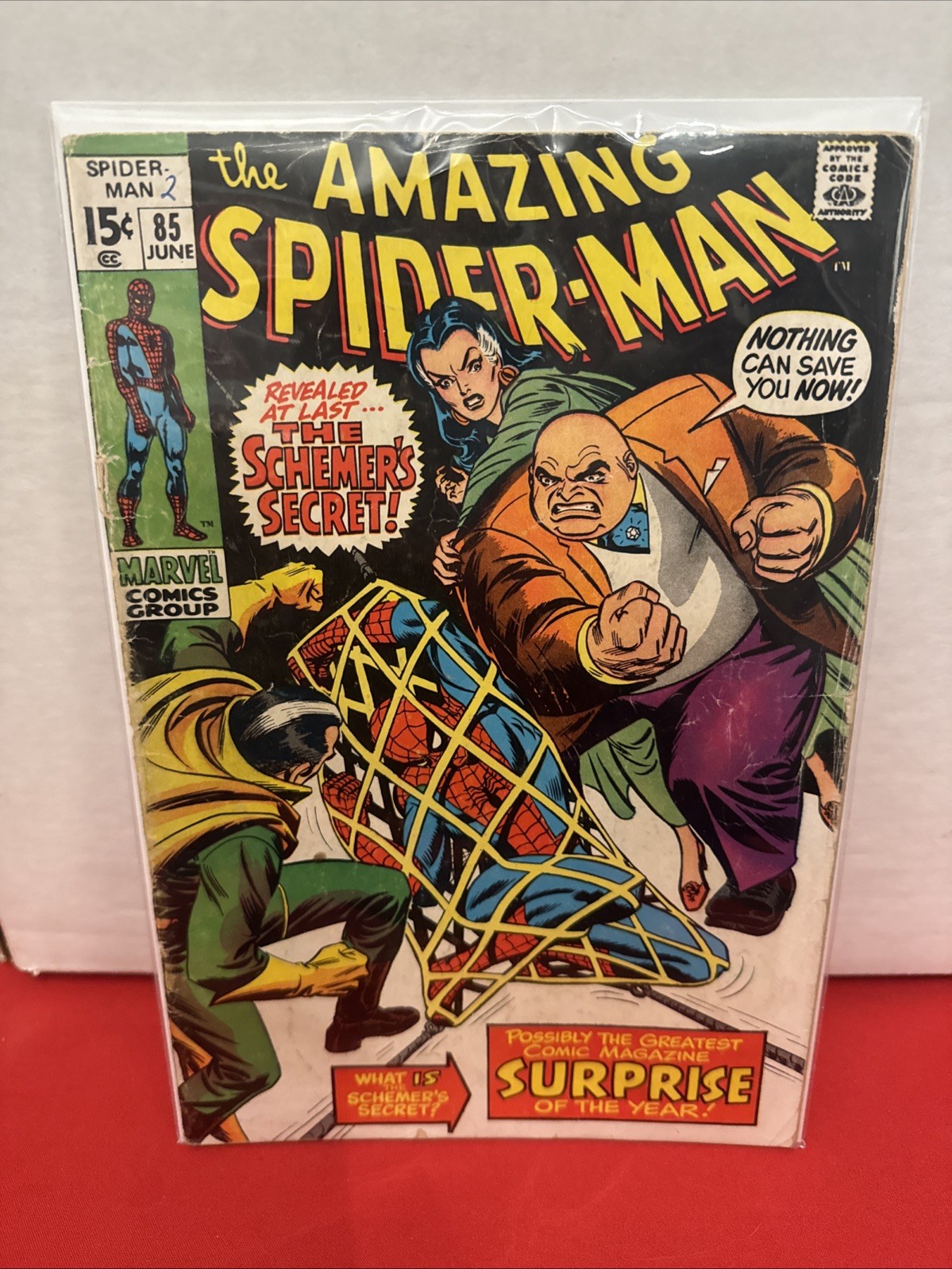 Amazing Spider-Man #85 1970 Marvel Kingpin Schemer Richard Fisk John Romita Amazing Spider-Man #85 1970 Marvel Kingpin Schemer Richard Fisk John Romita