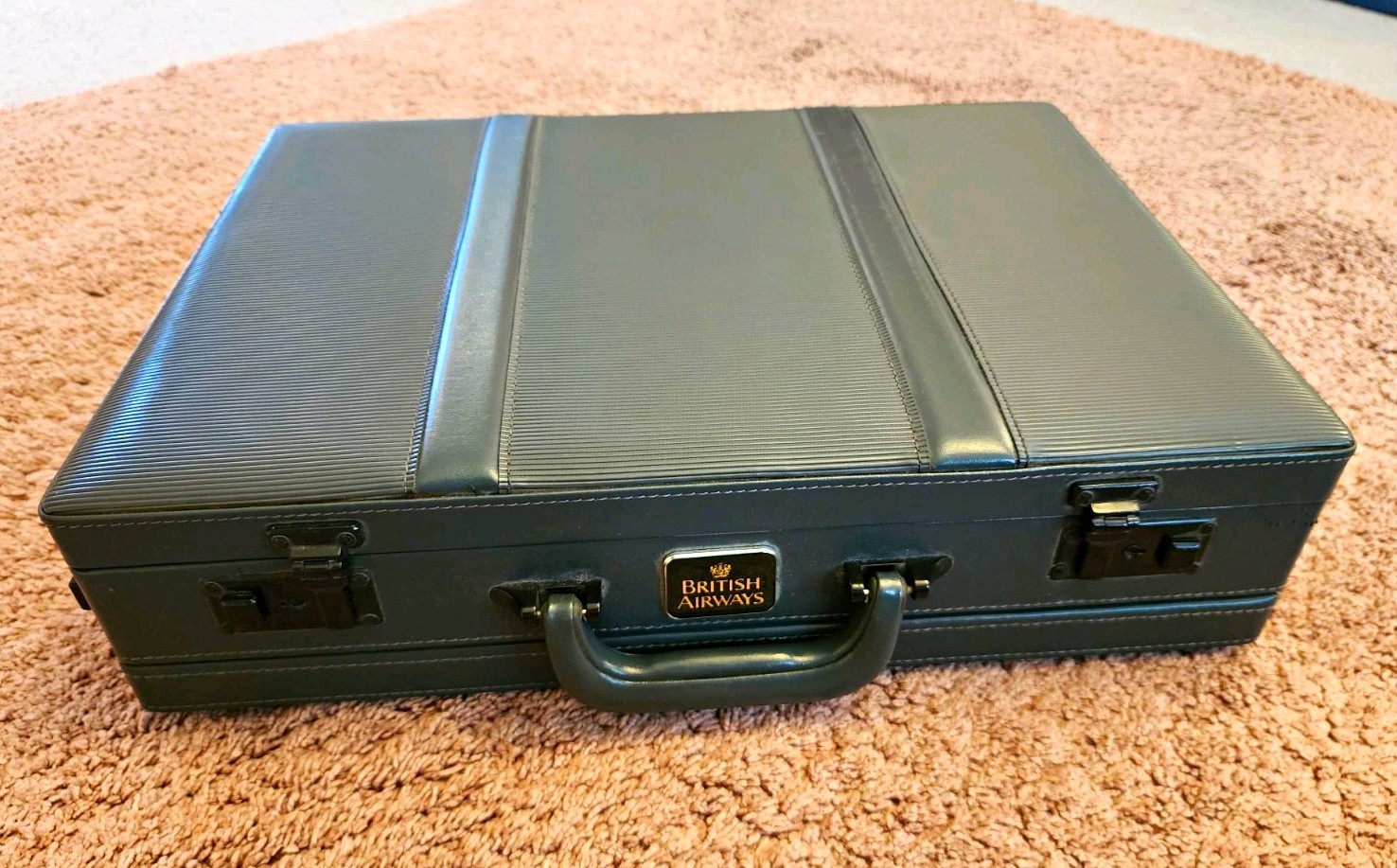 Vintage British Airways Briefcase | Flight Case