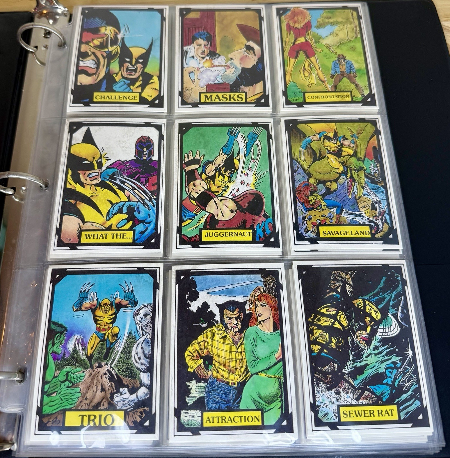Vintage 1988 Comic Images Wolverine Complete Set 50 Cards + Header Marvel X-Me Vintage 1988 Comic Images Wolverine Complete Set 50 Cards + Header Marvel X-Me