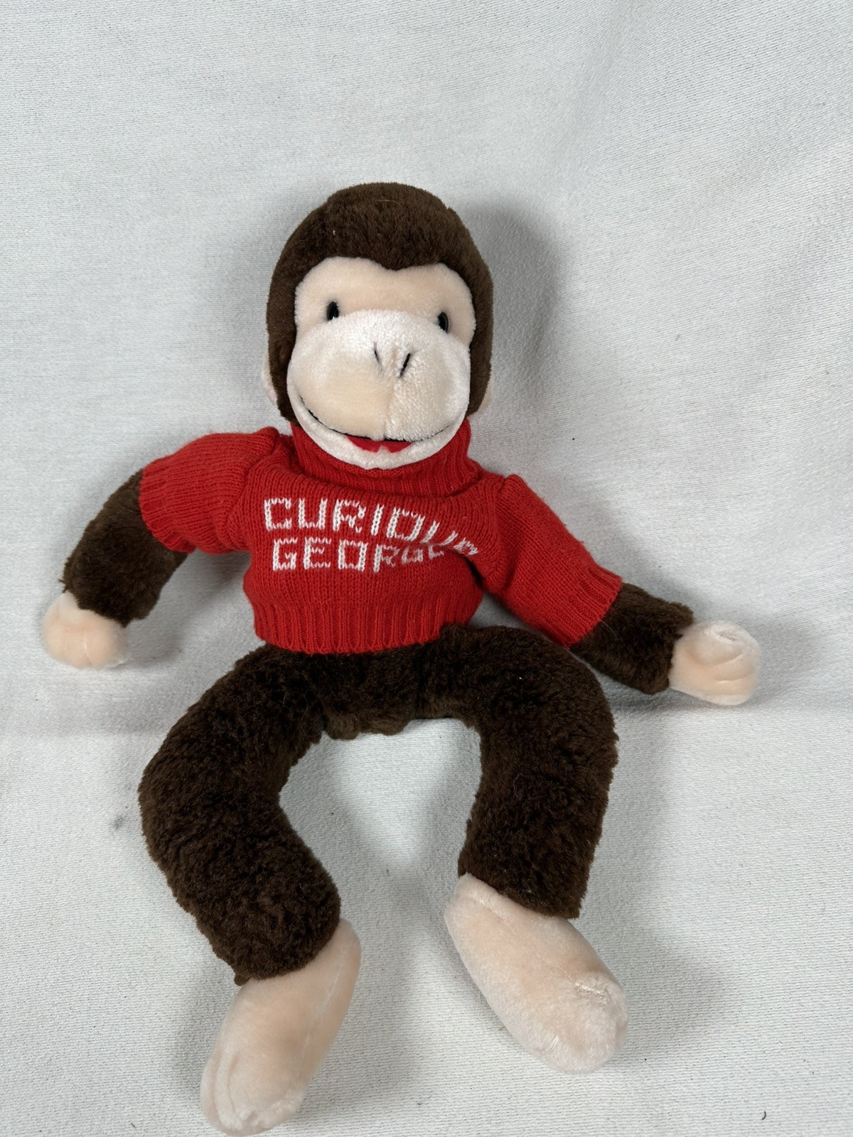 Extremely Rare VTG 80s Curious George Classic Plush Toy Made In Korea Eden Toys