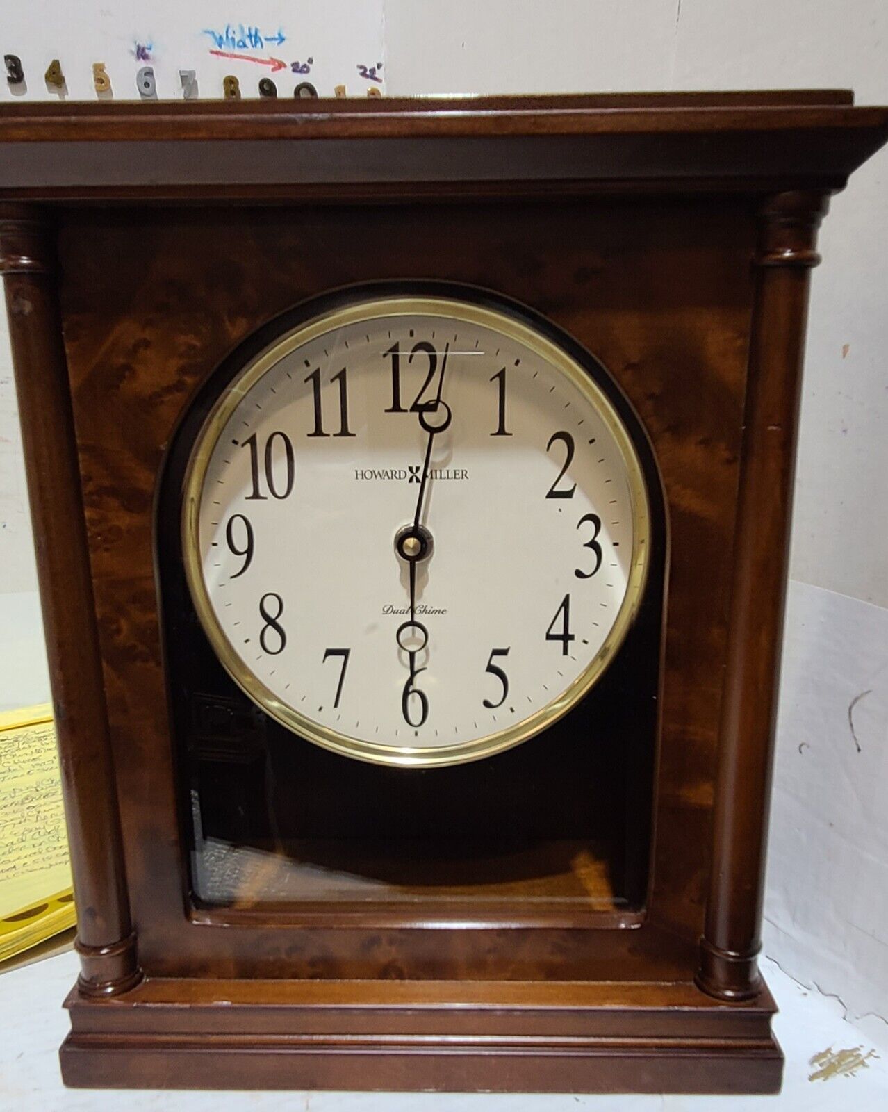 Howard Miller Candice 635-131  Dual Chime Mantel Clock