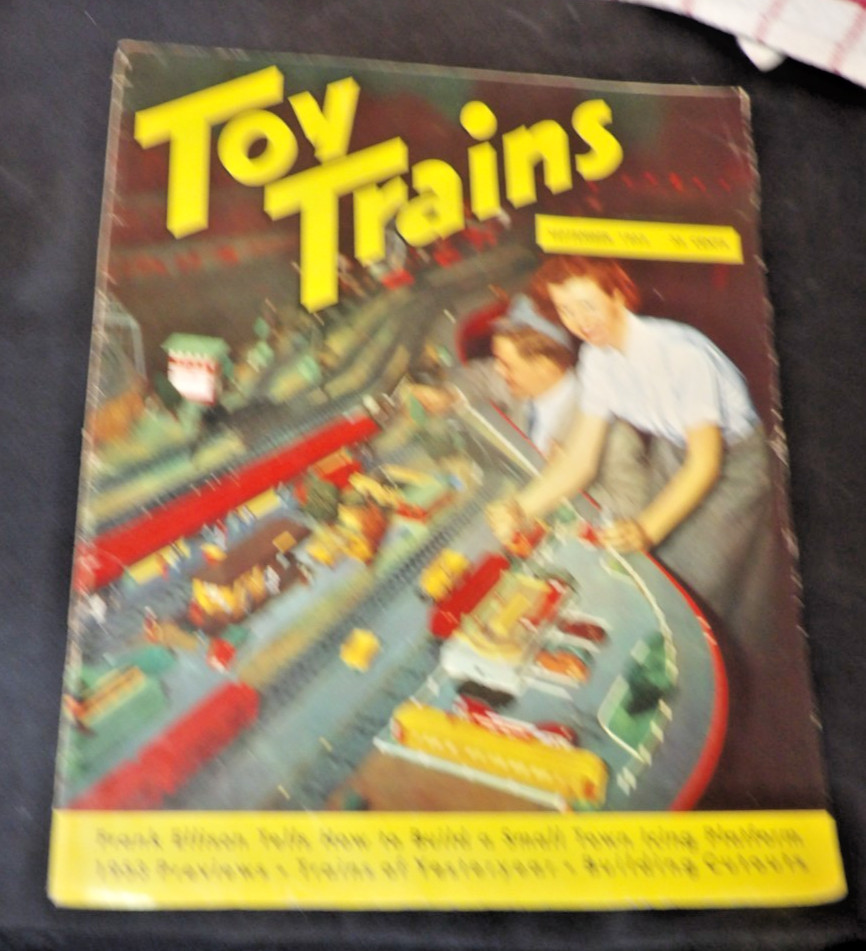 TOY TRAINS MAGAZINE--- September 1952-Neat Cover TOY TRAINS MAGAZINE--- September 1952-Neat Cover