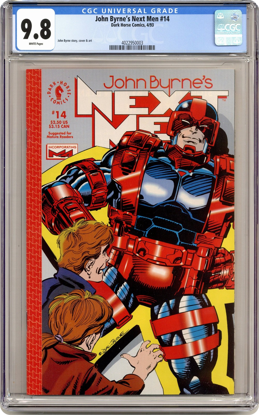 Next Men John Byrne's #14 CGC 9.8 1993 4022950003 Next Men John Byrne's #14 CGC 9.8 1993 4022950003