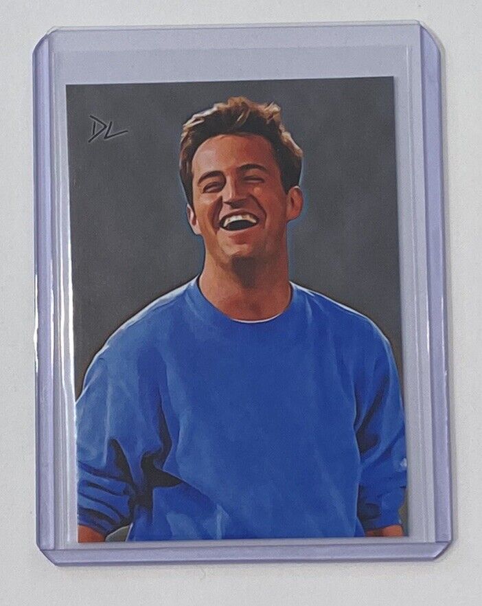 Chandler Bing Limited Edition Artist Signed Matthew Perry Friends Card 1/10