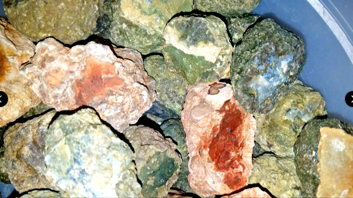 JoNGD: Each 1-lb LOT = 7-10 HALVES(T-Egg) Uncut Rough Rocks Tumbling Bulk Washed JoNGD: Each 1-lb LOT = 7-10 HALVES(T-Egg) Uncut Rough Rocks Tumbling Bulk Washed