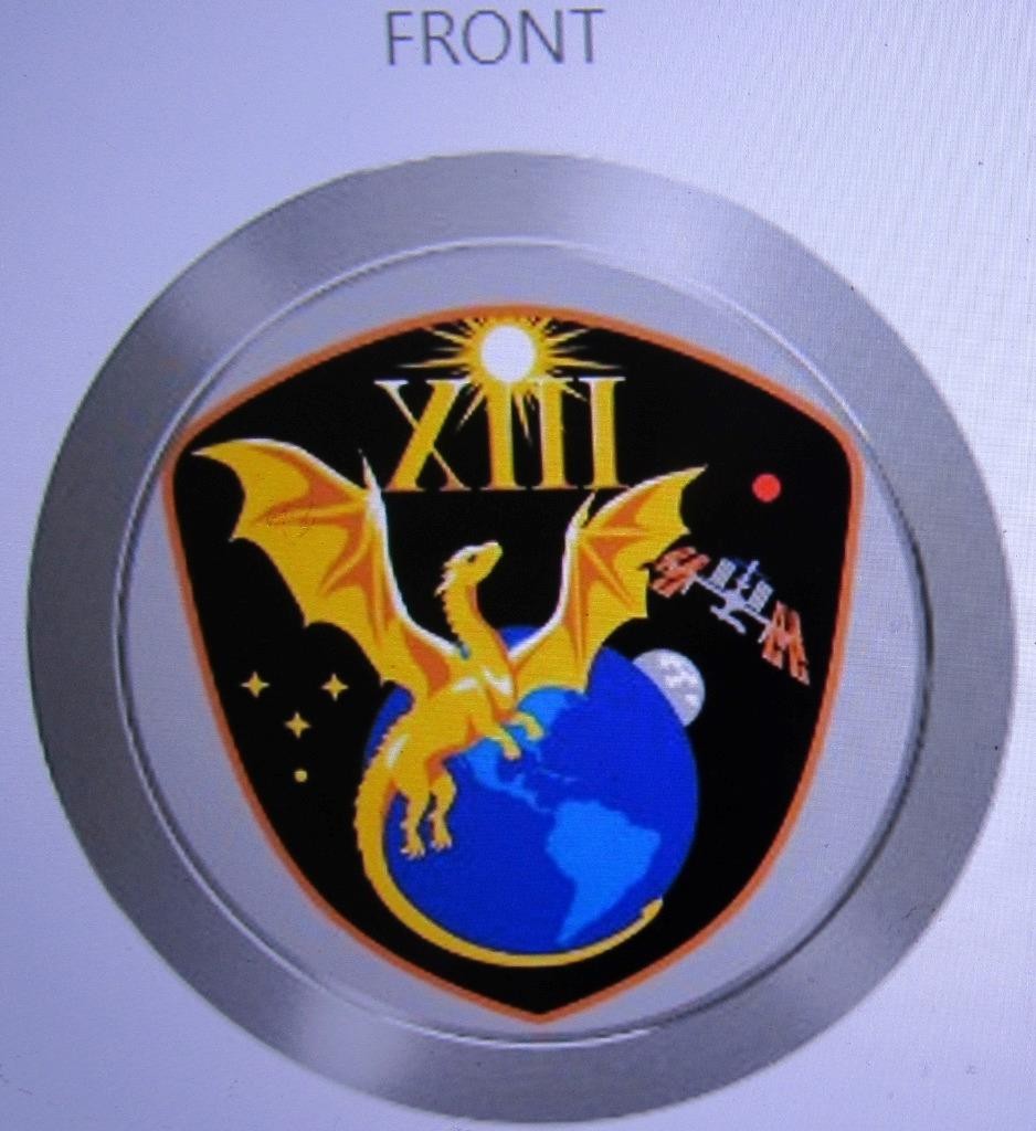 CREW-13 COIN MEDALLION SPACE MISSION TO ISS INTERNATIONAL SPACE STATION CREW-13 COIN MEDALLION SPACE MISSION TO ISS INTERNATIONAL SPACE STATION
