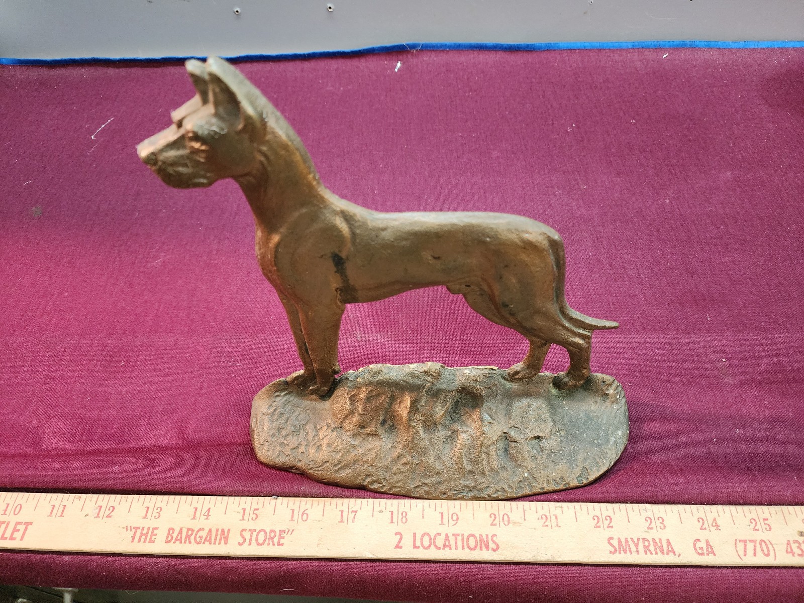 Vtg Solid Brass Great Dane Trailers Advertising Bookends/Doorstops Savannah, GA Vtg Solid Brass Great Dane Trailers Advertising Bookends/Doorstops Savannah, GA
