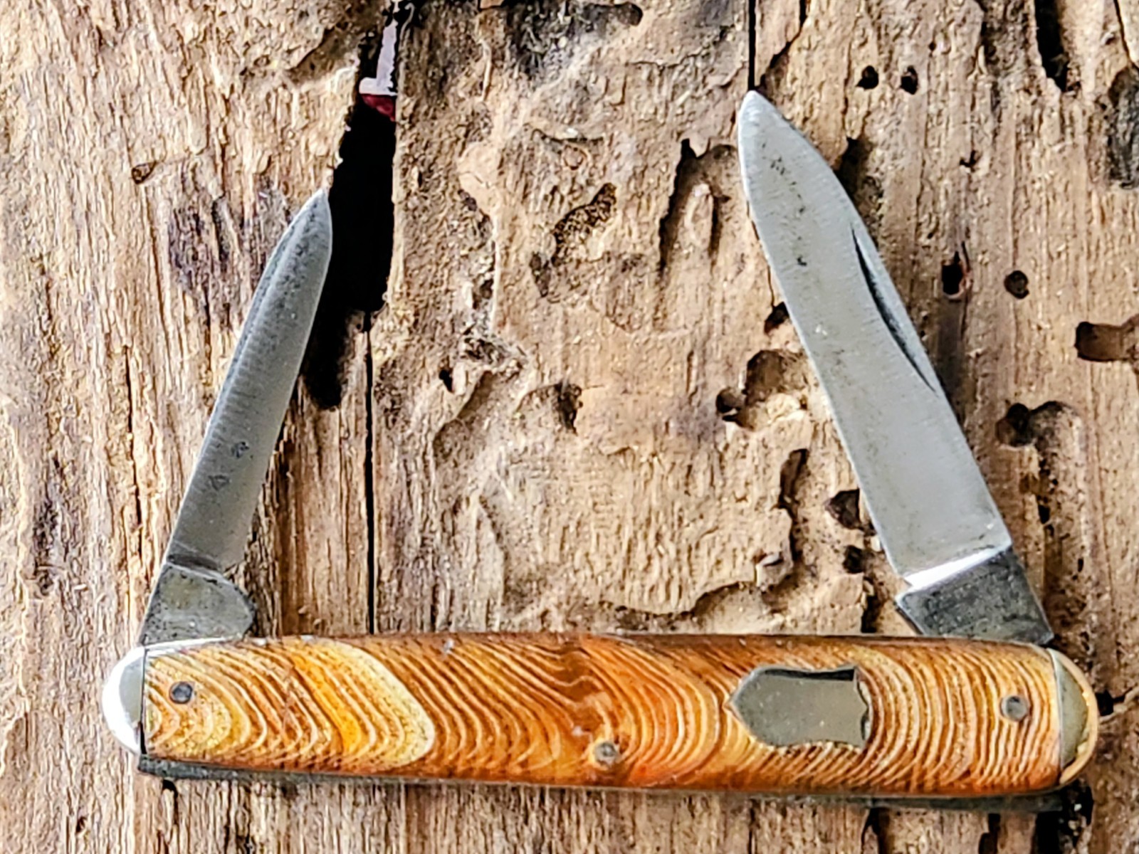 1930-1940s Camillus  4 Line  Pre War  Pen Knife  . 3-3/8" Close