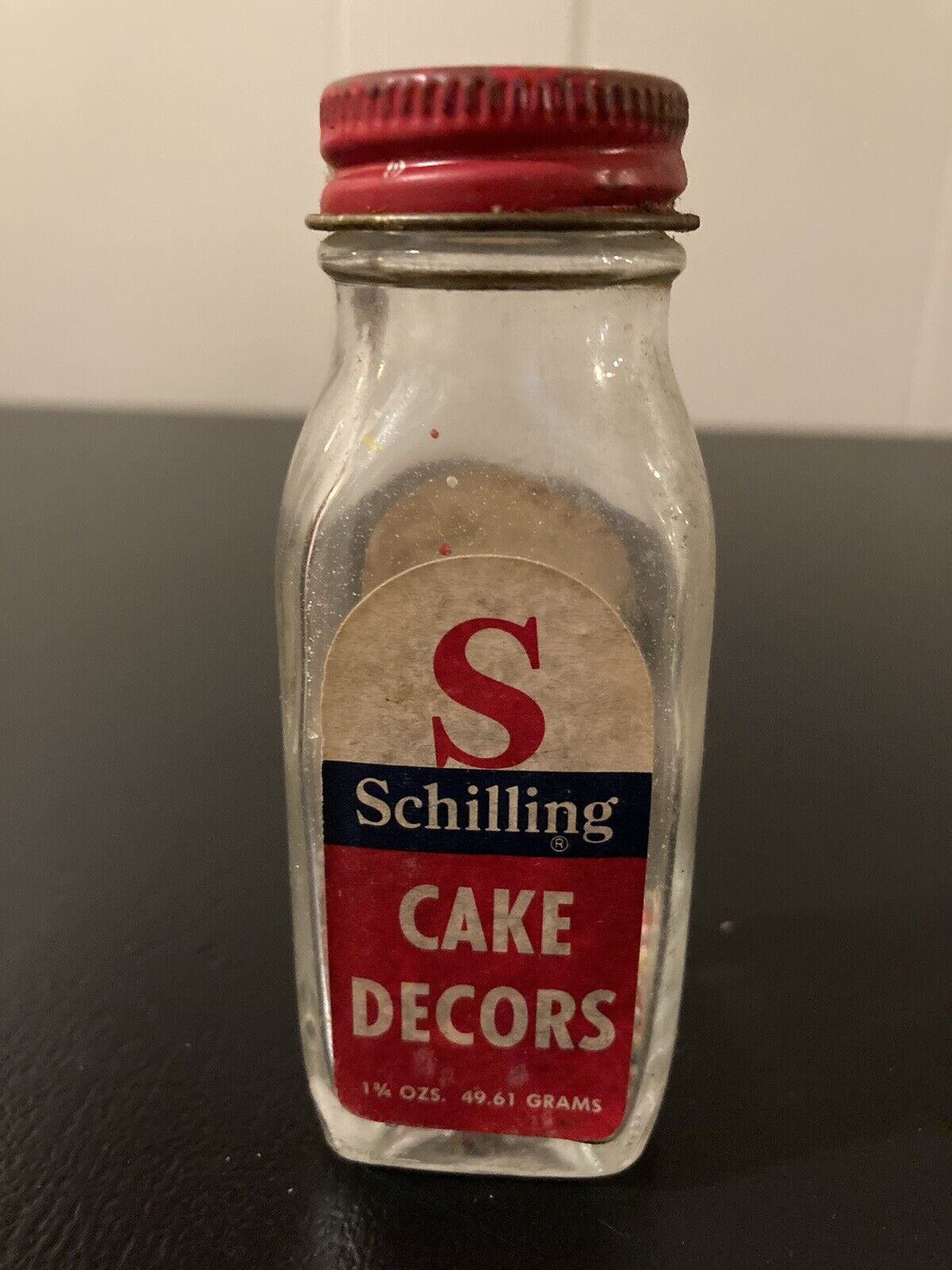 Vintage Schilling Fancy Decors Cake Sprinkles Baking