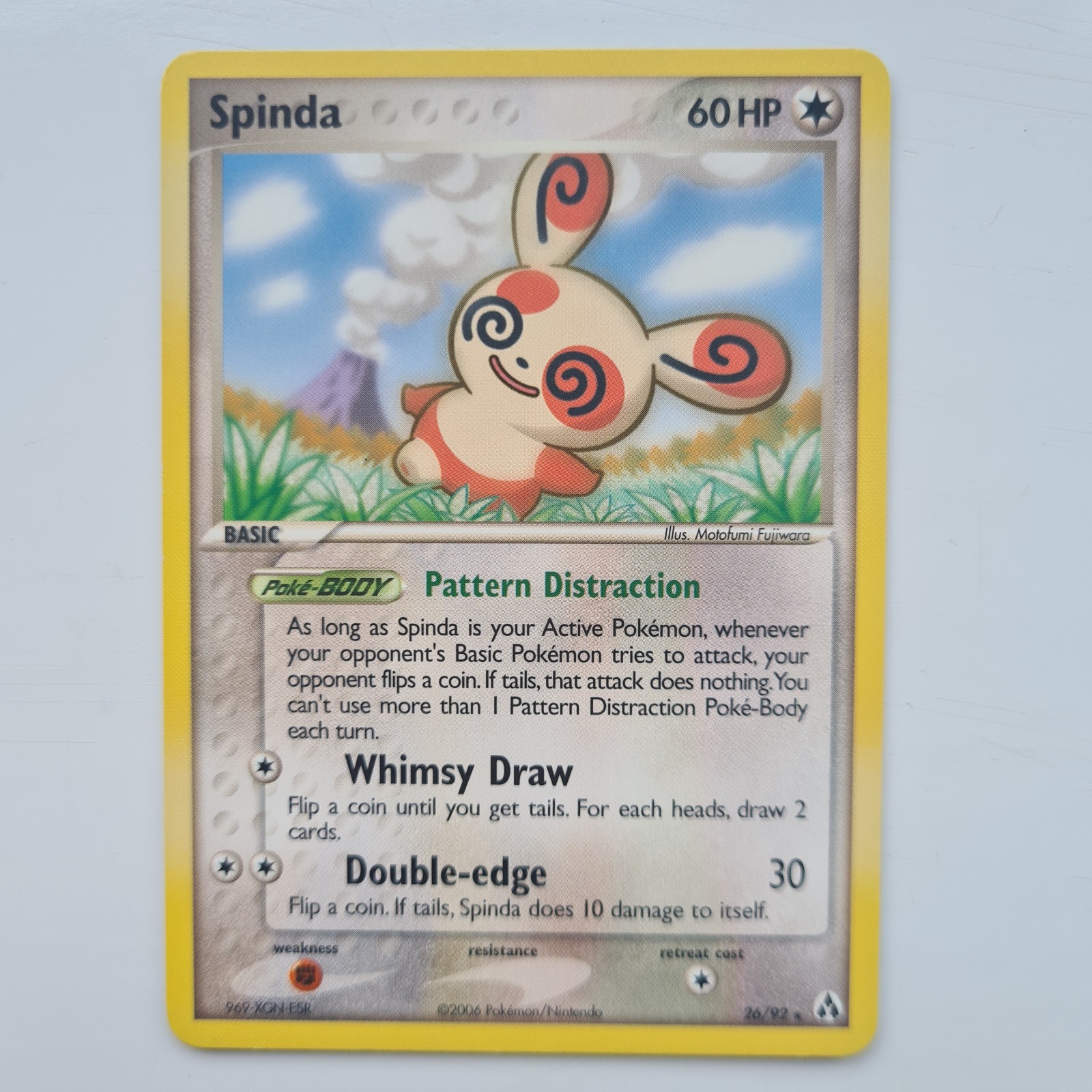 Spinda 26/92 Rare EX Legend Maker Pokemon Card 2006 NM Spinda 26/92 Rare EX Legend Maker Pokemon Card 2006 NM