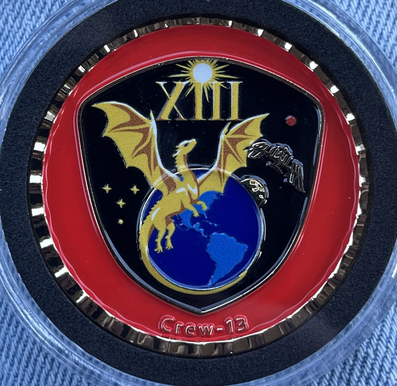 SpaceX Dragon falcon 9 Crew 13 NASA Challenge Coin Medal SpaceX Dragon falcon 9 Crew 13 NASA Challenge Coin Medal