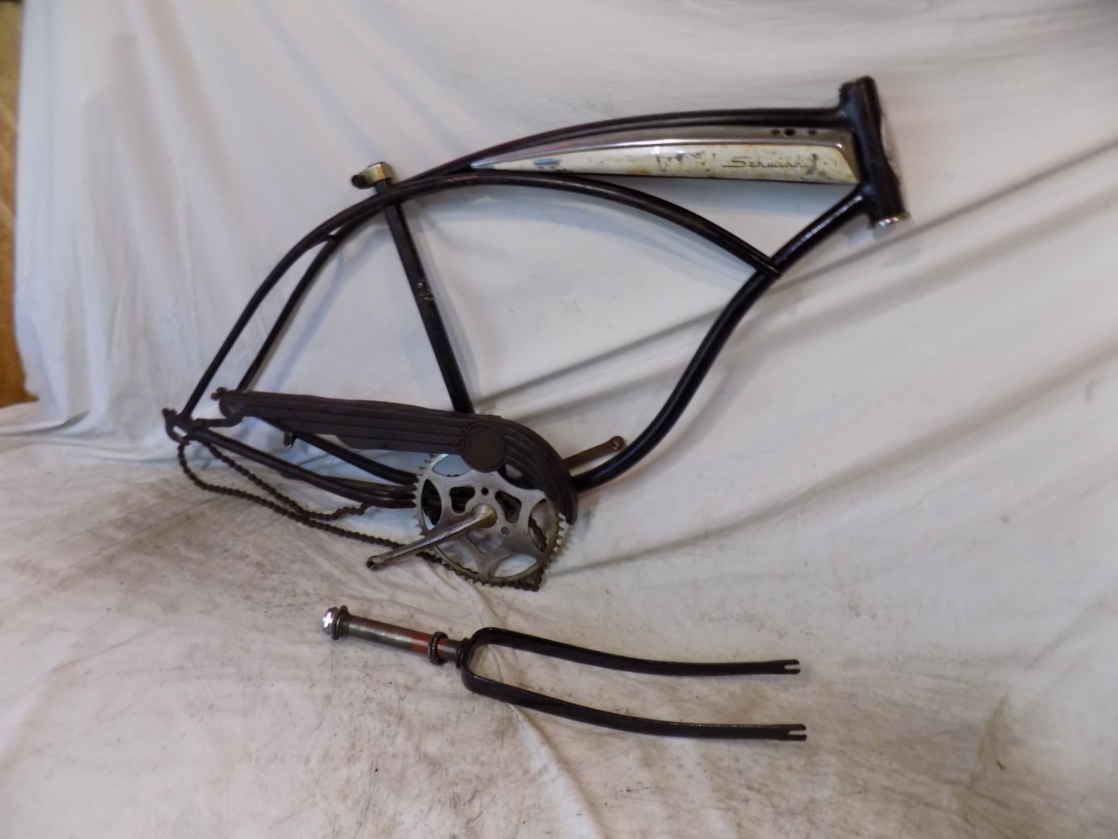 1962 SCHWINN SLIMLINE TANK BIKE FRAME AMERICAN JAGUAR PANTHER PHANTOM SPROCKET 1962 SCHWINN SLIMLINE TANK BIKE FRAME AMERICAN JAGUAR PANTHER PHANTOM SPROCKET