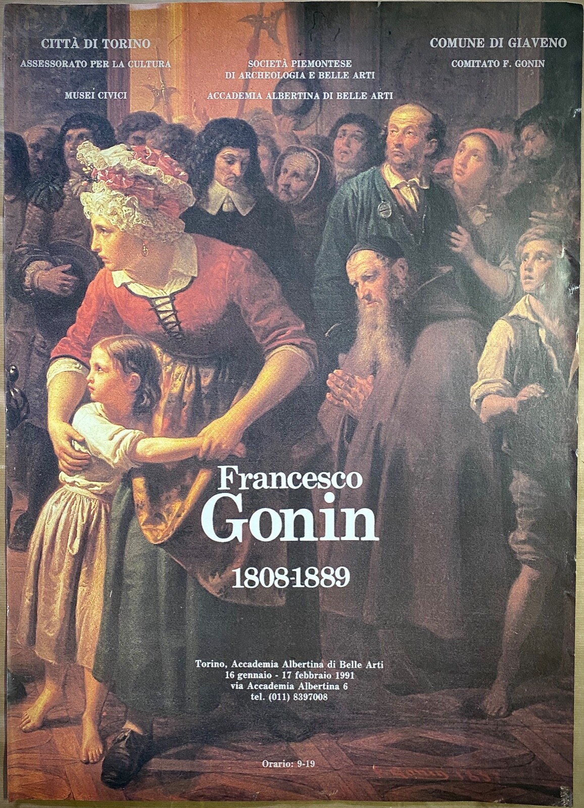 FRANCESCO GONIN - Poster Art - Turin - 1989 -