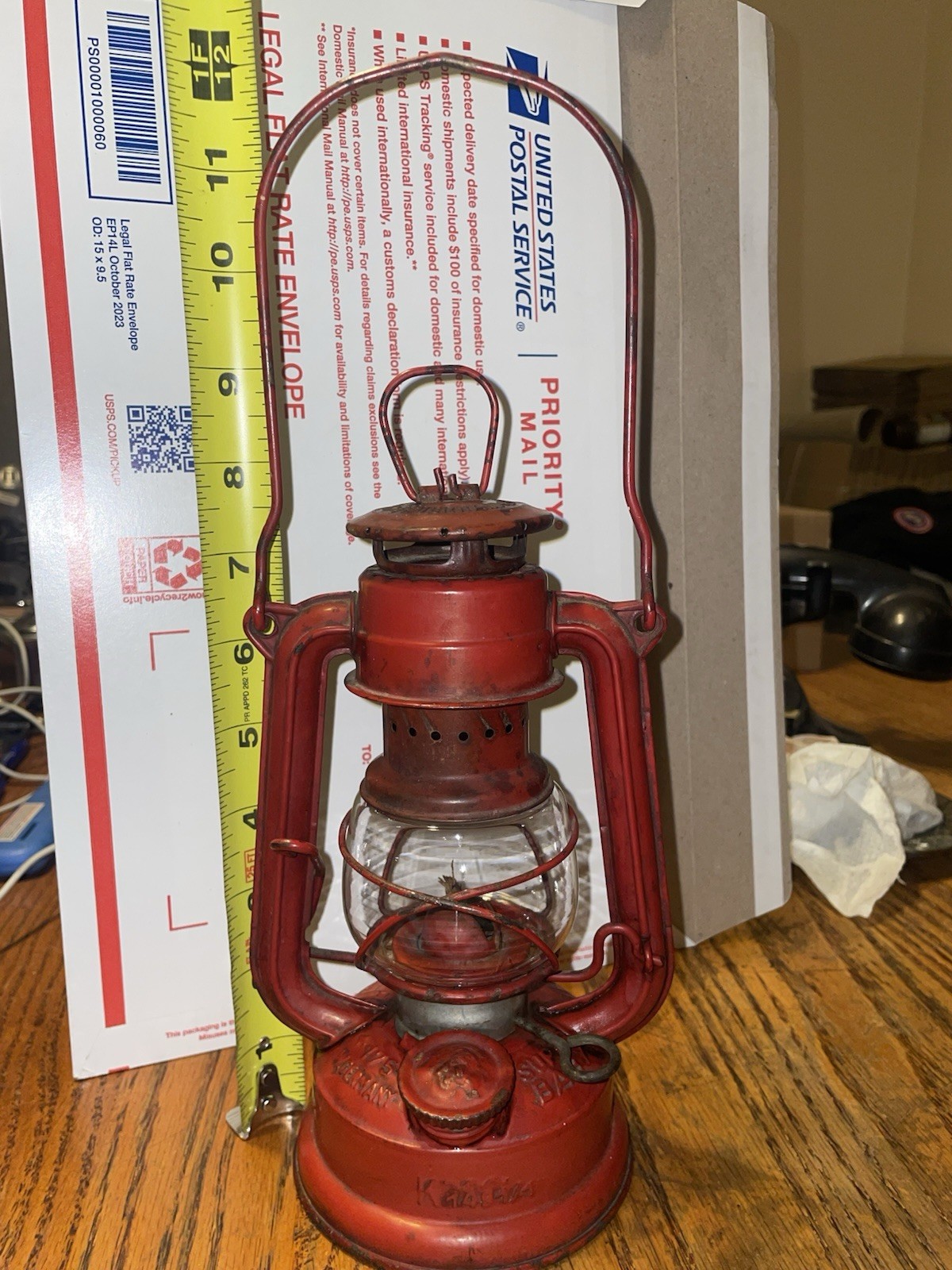 VTG FeuerHand 175 Super Baby Lantern Red W.Germany Unfired No Soot Mint Glass VTG FeuerHand 175 Super Baby Lantern Red W.Germany Unfired No Soot Mint Glass
