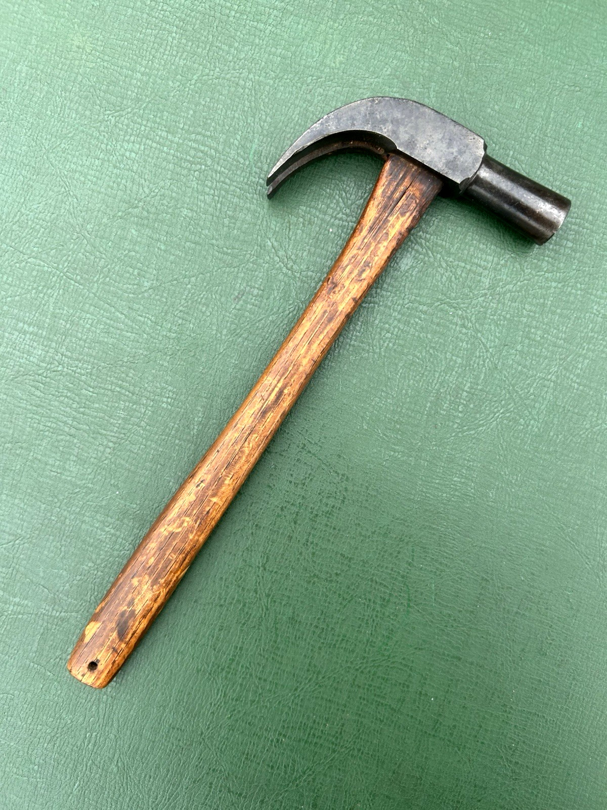 Rare Antique J M WARREN CAST STEEL Small Tack Claw Hammer 10" Handle Mid 1800's Rare Antique J M WARREN CAST STEEL Small Tack Claw Hammer 10" Handle Mid 1800's