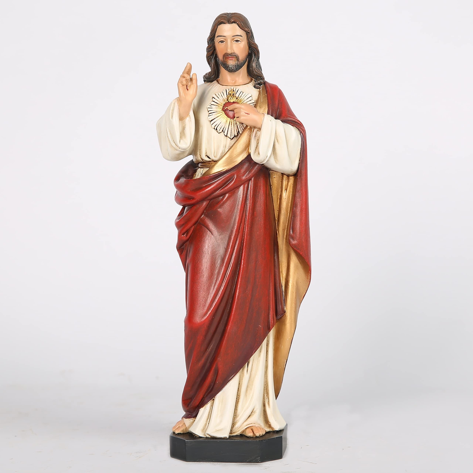 BC Catholic Sacred Heart of Jesus Statue, Catholic Figurine, Religious Gift, ...