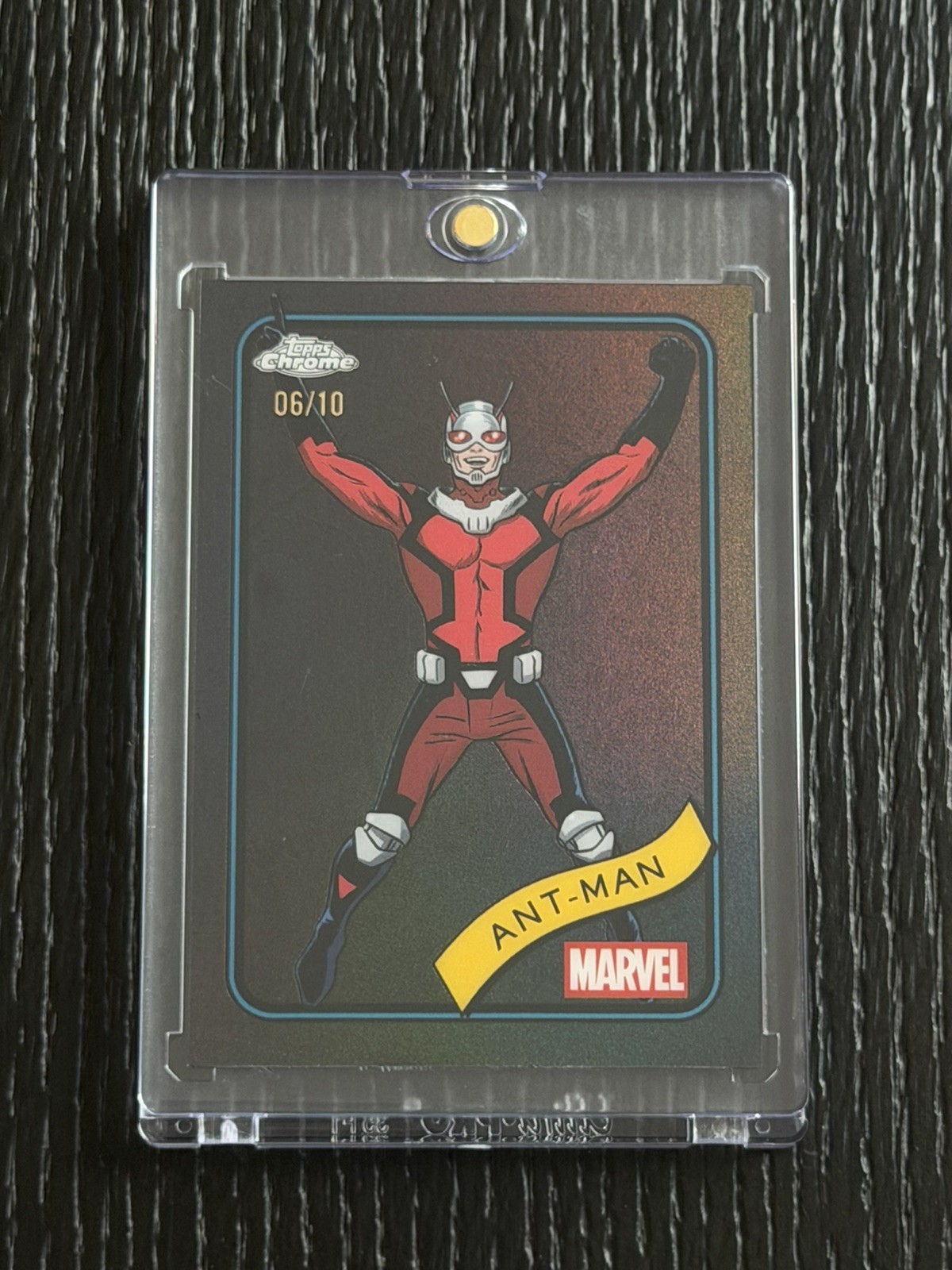 2025 Topps Chrome Marvel Ant-Man #141 Black /10 2025 Topps Chrome Marvel Ant-Man #141 Black /10