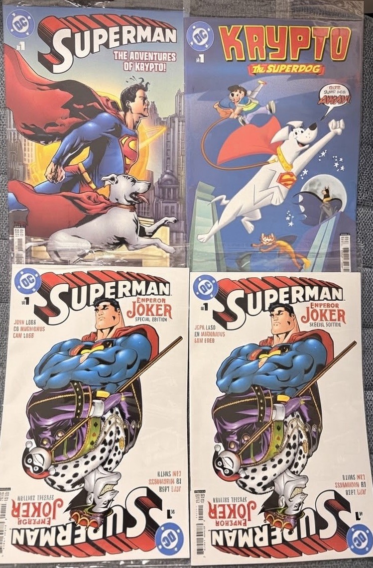 DC Comics Superman: Emperor Joker #1 Special Edition Krypto The Super dog