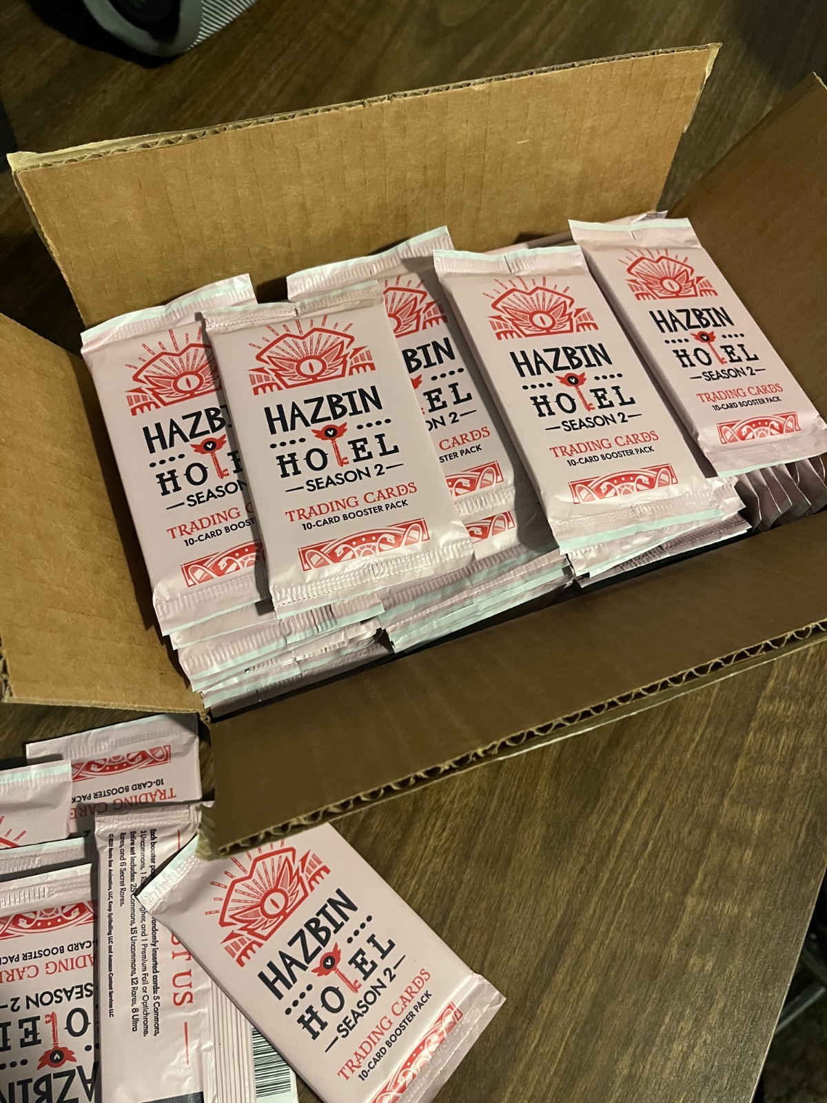 HAZBIN HOTEL Season 2 Trading Cards 2nd Edition Booster Pack *Lot Of 20* HAZBIN HOTEL Season 2 Trading Cards 2nd Edition Booster Pack *Lot Of 20*