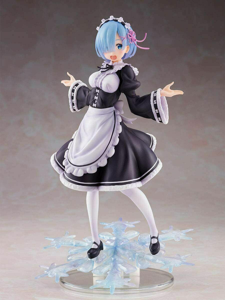 Re Zero Figure REM AMP Winter Maid image ver TAITO from JAPAN