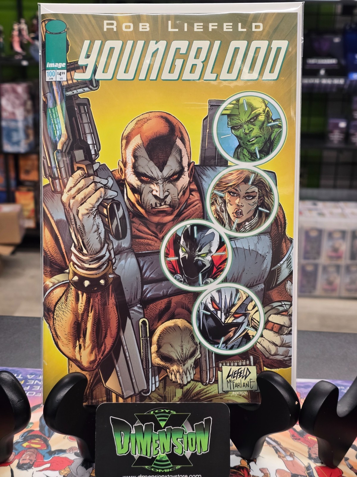 YOUNGBLOOD #100 COVER 0 LIEFELD MCFARLANE VARIANT NM 1ST PRINT COMIC IMAGE YOUNGBLOOD #100 COVER 0 LIEFELD MCFARLANE VARIANT NM 1ST PRINT COMIC IMAGE