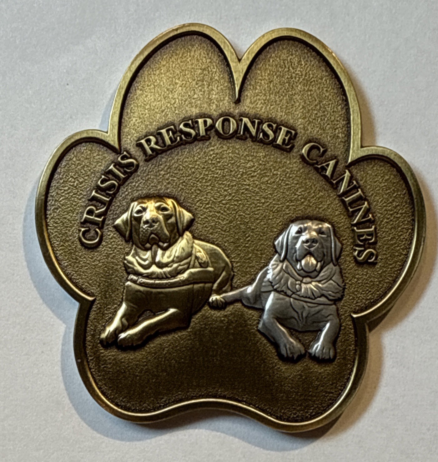 FBI HQ Victim Services Division Crisis Response Canines Challenge Coin FBI HQ Victim Services Division Crisis Response Canines Challenge Coin