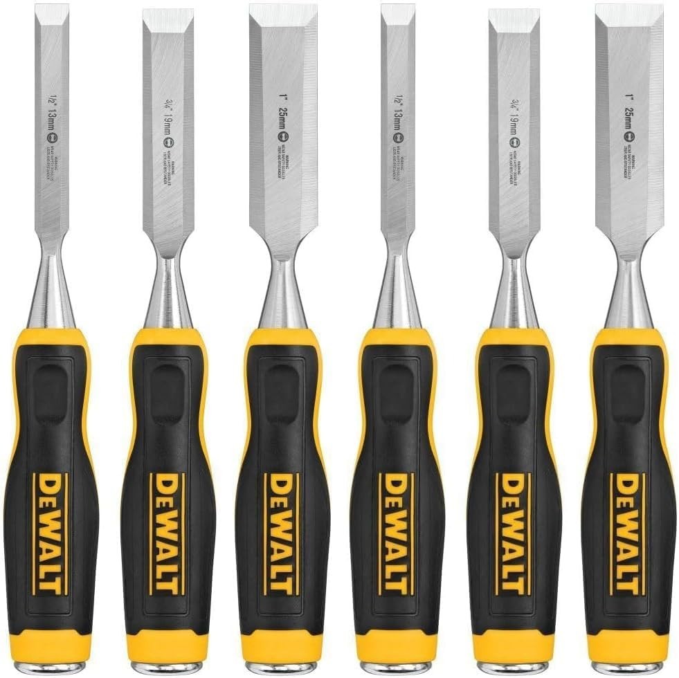 Dewalt Pro Wood Chisel Set 3 Piece (Pack of 2) Dewalt Pro Wood Chisel Set 3 Piece (Pack of 2)