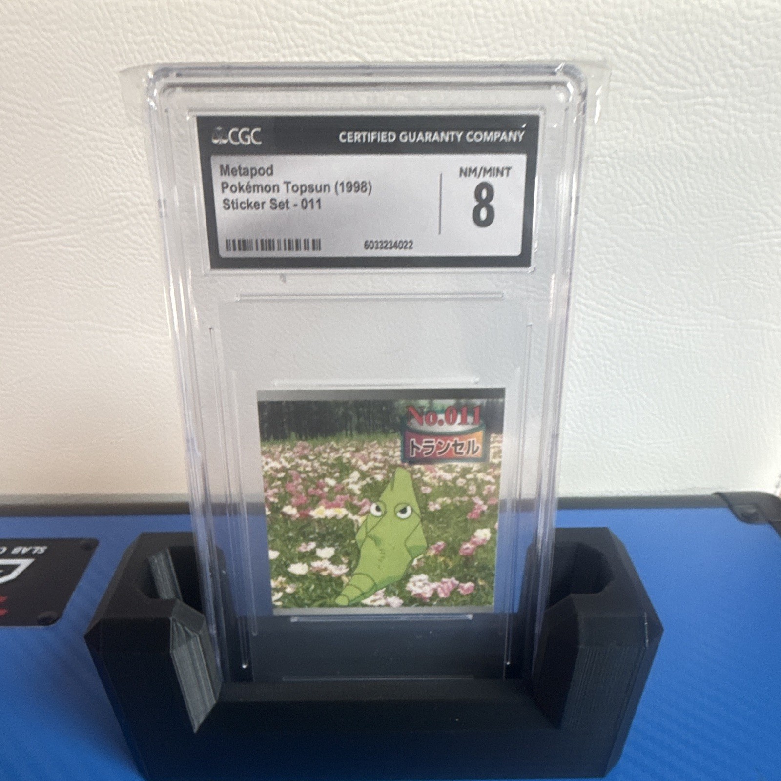 Topsun 1998 Pokémon Sticker Set Metapod #011 CGC 8 Japanese 6033224022 Topsun 1998 Pokémon Sticker Set Metapod #011 CGC 8 Japanese 6033224022