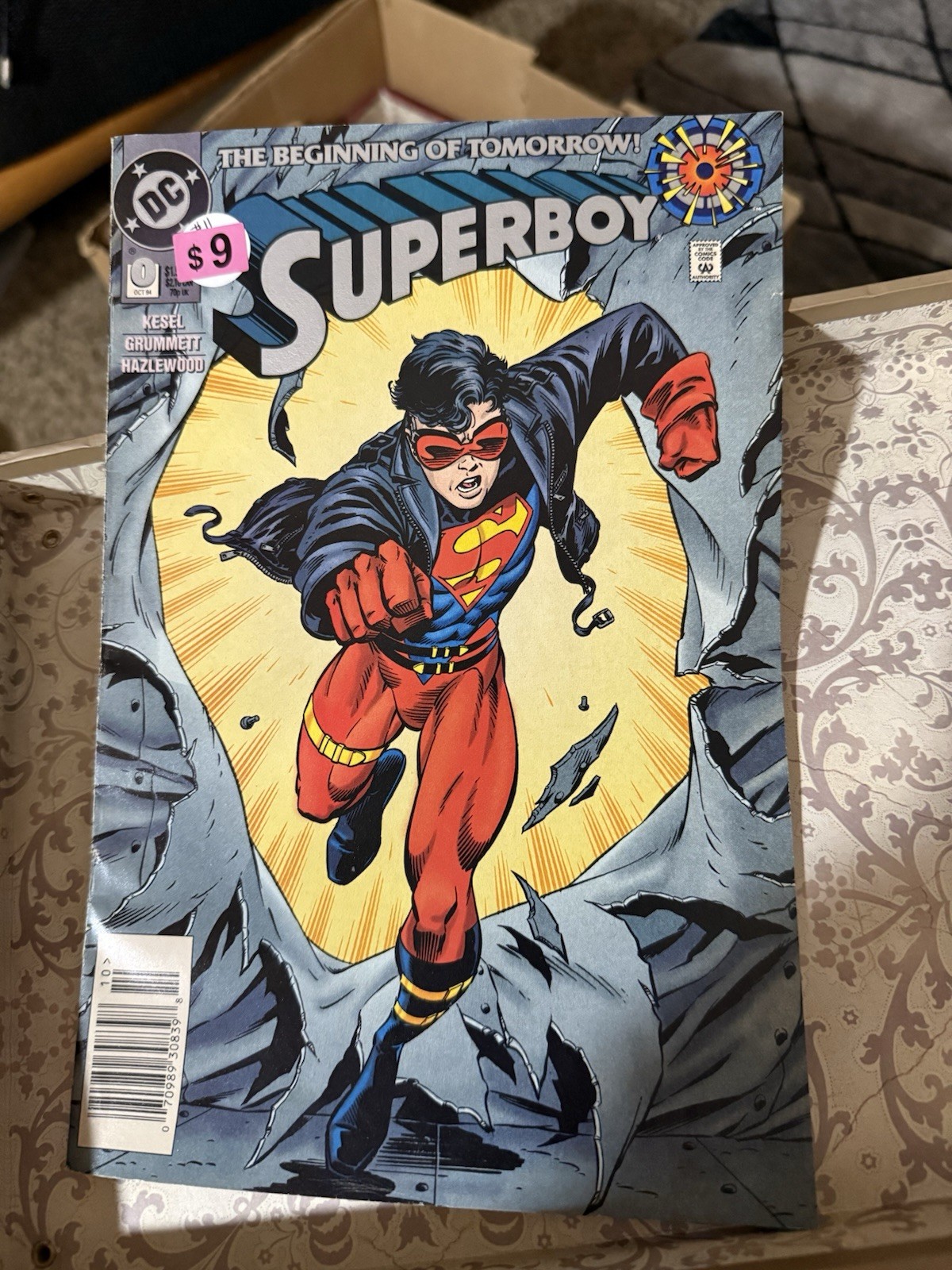 Superboy #0 Newsstand 1994 DC 1st Cameo King Shark Zero Hour Key Comic Superboy #0 Newsstand 1994 DC 1st Cameo King Shark Zero Hour Key Comic