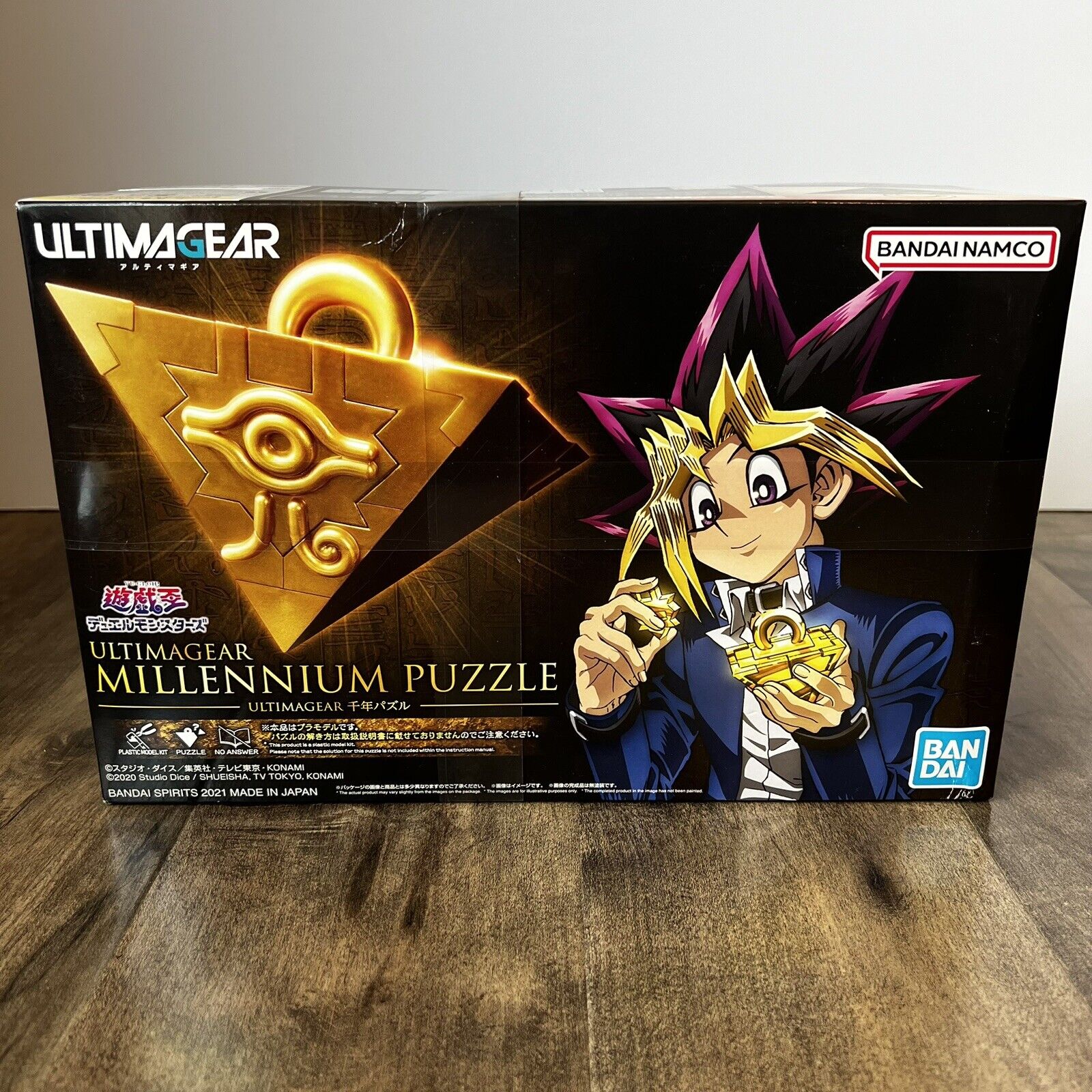 New Yu-Gi-Oh Gold Ultimagear Millennium Puzzle 3D Model Kit Bandai