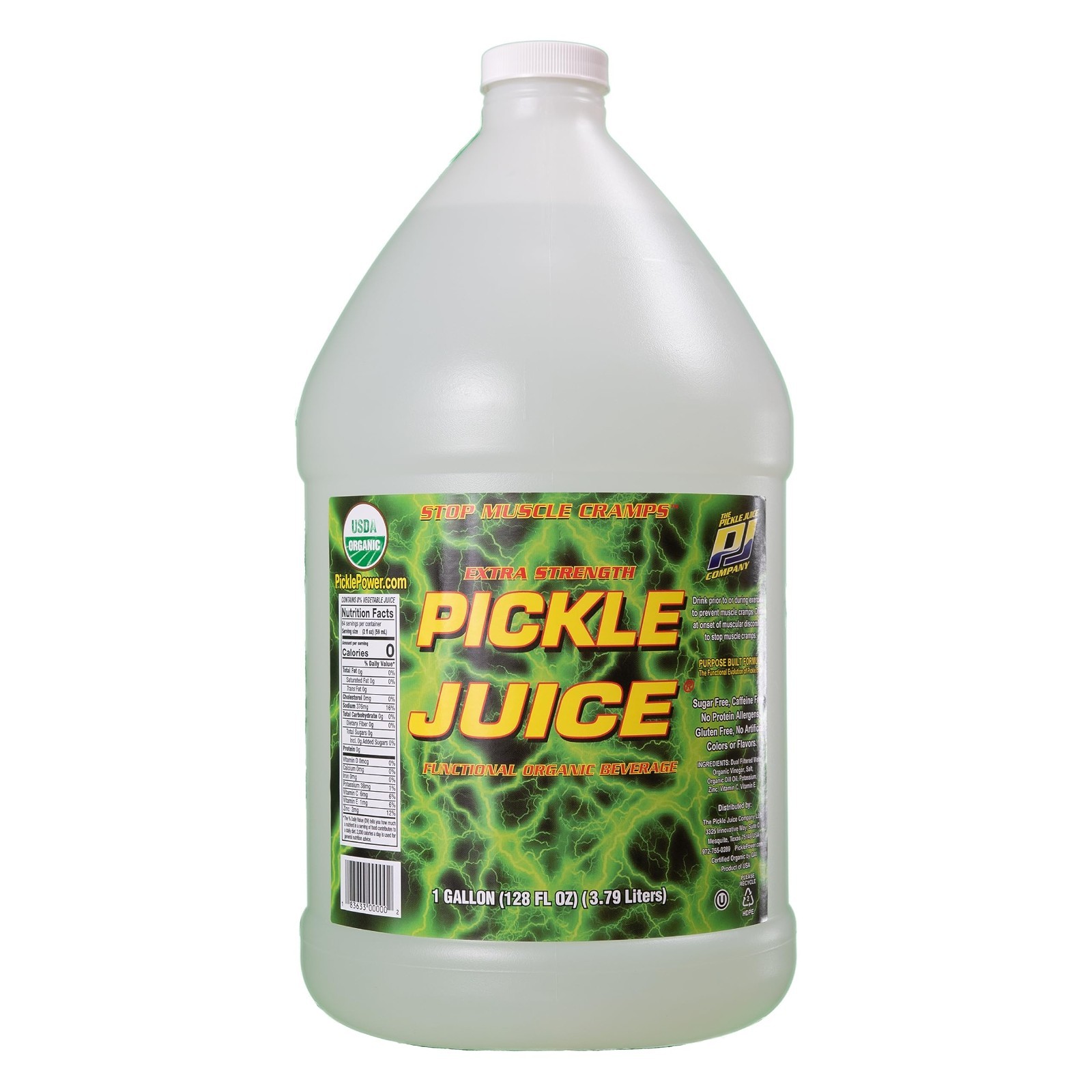 Pickle Juice Sports Drink, 1 Gallon, Extra Strength - 1 Gallon, Bulk Size Pickle Juice Sports Drink, 1 Gallon, Extra Strength - 1 Gallon, Bulk Size